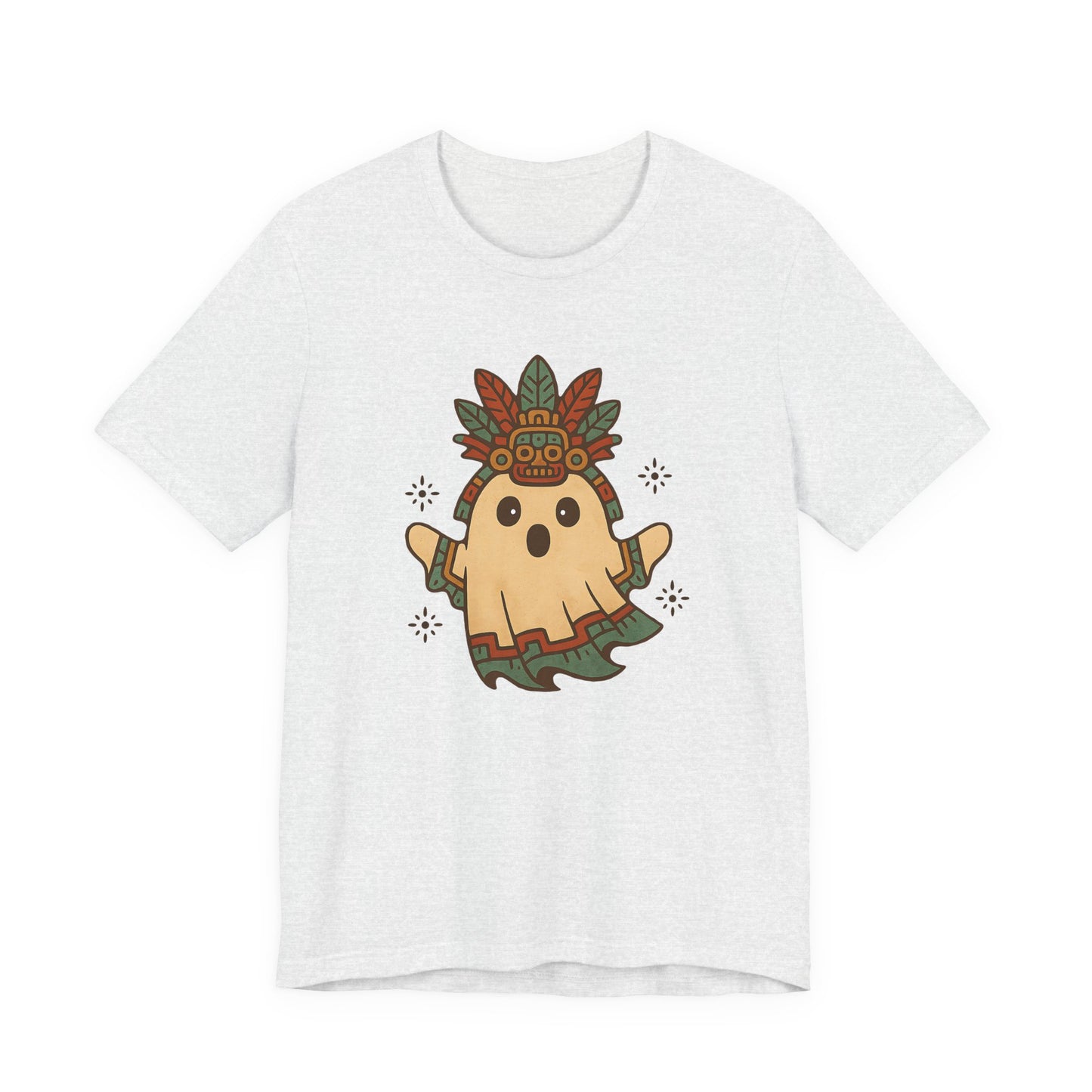 Aztec Ghost – Unisex T-Shirt [Spooky Meets Ancient Style]