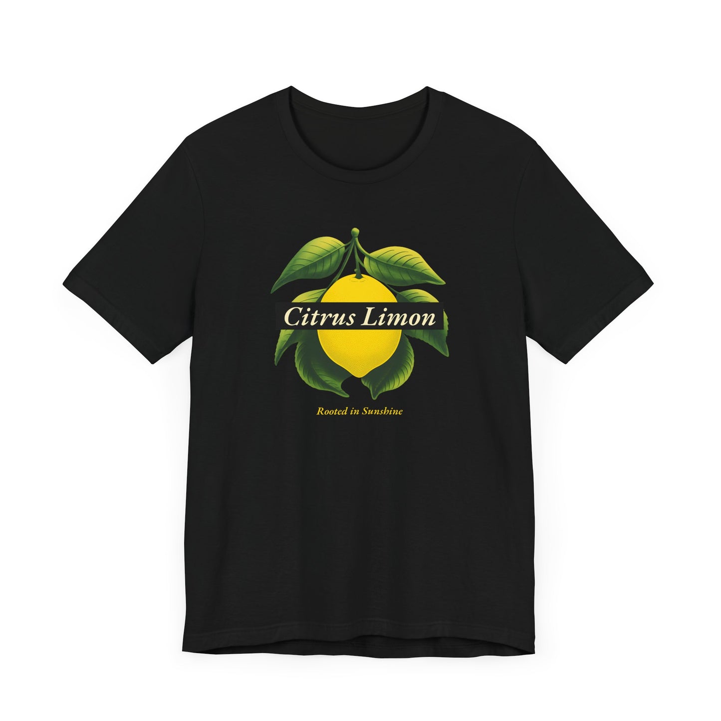 Citrus Limon - Unisex T-Shirt [CLASSIC BOTANICAL ELEGANCE]