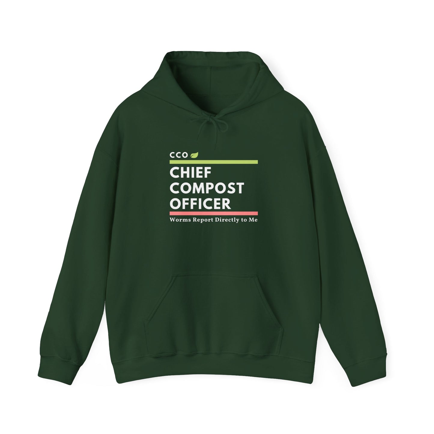 CCO Chief Compost Officer - Unisex Hoodie [THE ULTIMATE BADGE OF GARDEN AUTHORITY!]