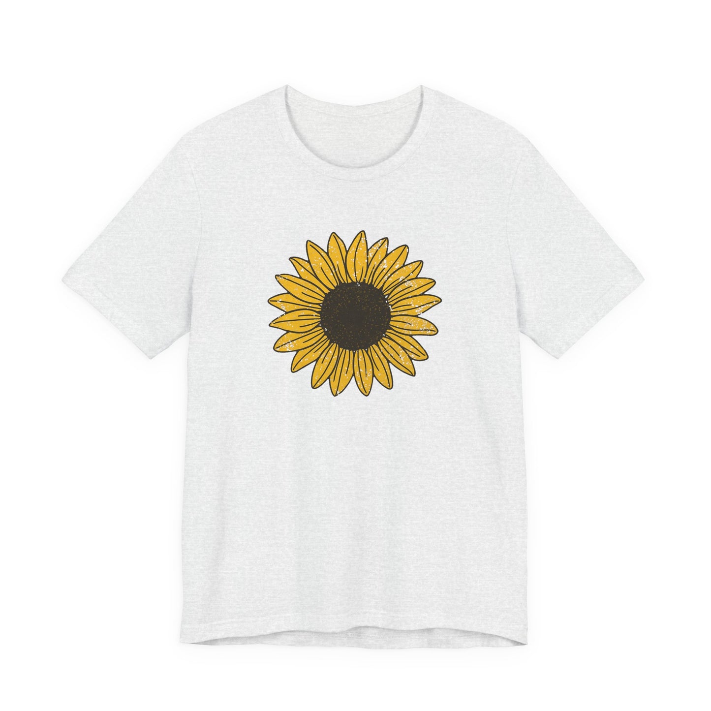 Vintage Sunflower – Unisex T-Shirt [Bright & Bold Floral Style]