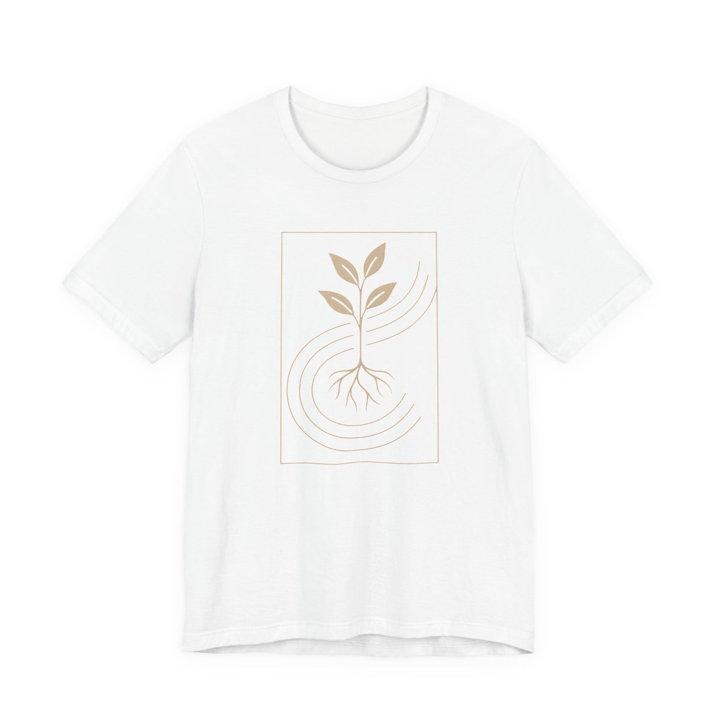 Rooted Harmony Botanical Art Shirt – Unisex T-Shirt [WEAR YOUR ROOTS]