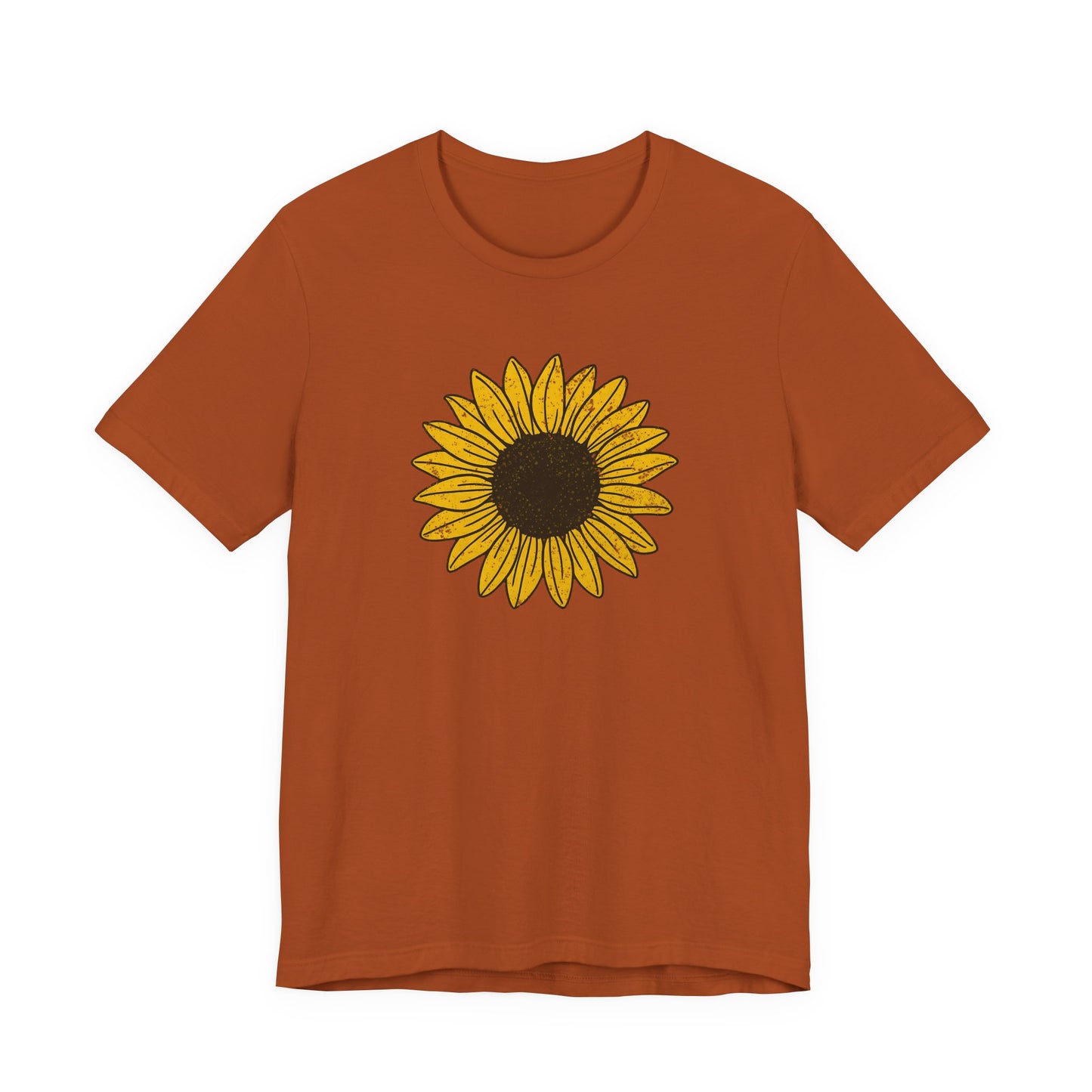Vintage Sunflower – Unisex T-Shirt [Bright & Bold Floral Style]