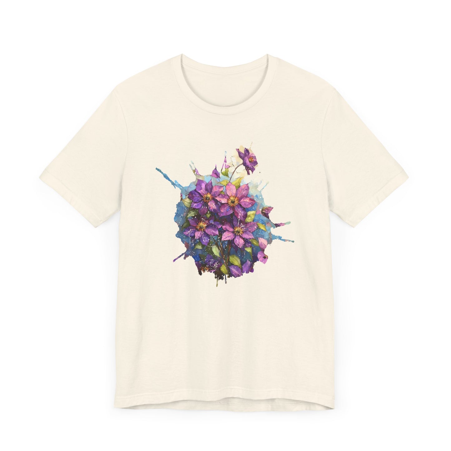 Enchanted Vines Clematis - T-Shirt [NATURE MEETS ART]
