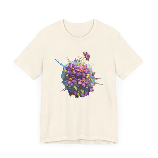 Enchanted Vines Clematis - T-Shirt [NATURE MEETS ART]