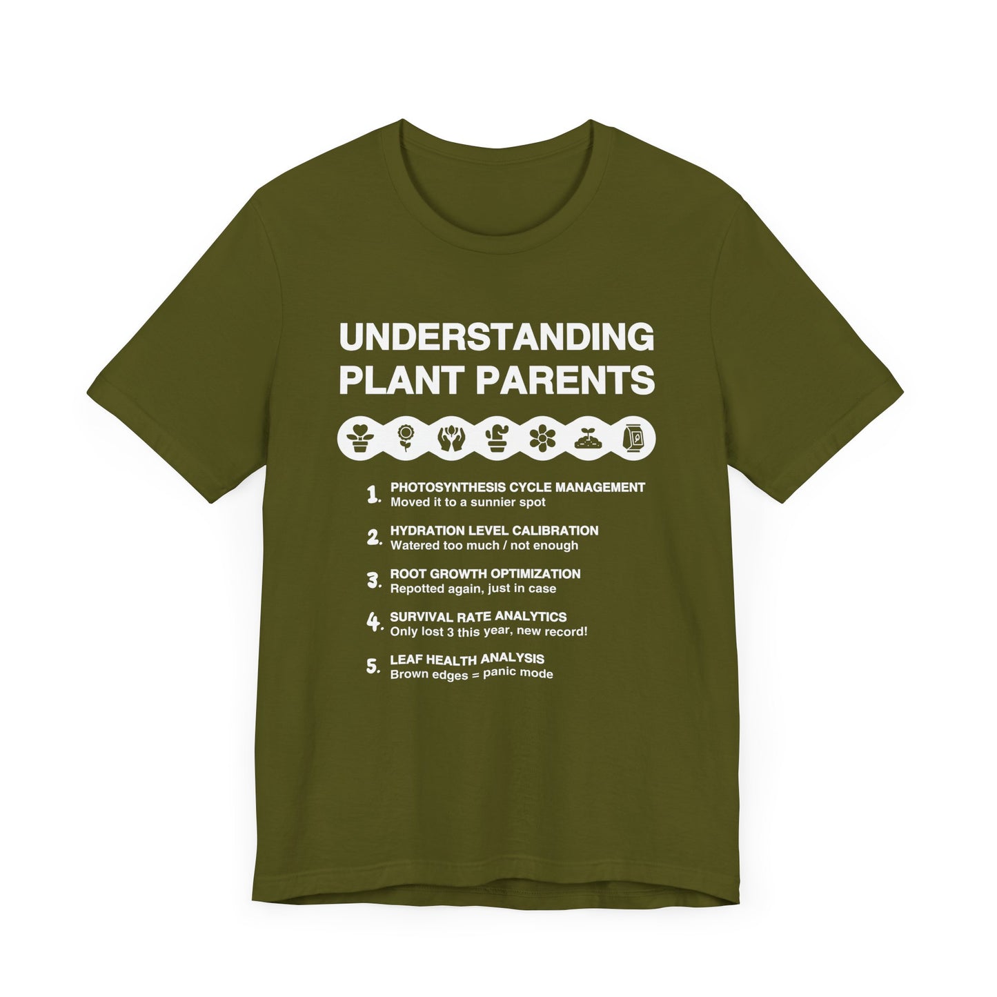 Understanding Plant Parents - Unisex T-Shirt [SCIENCE MEETS HOUSEPLANT CHAOS]