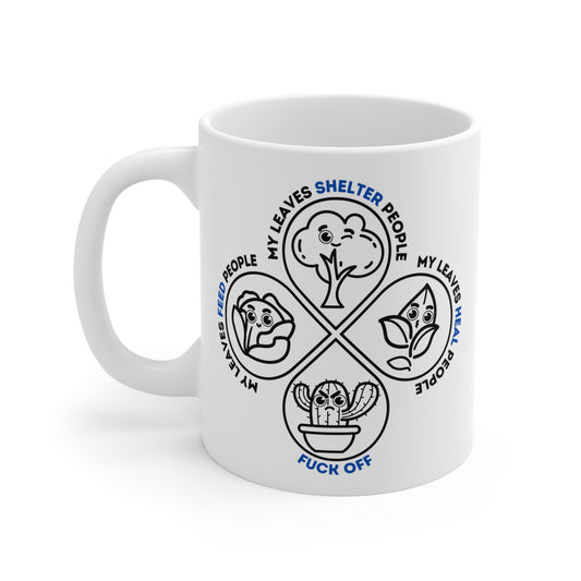 Leaf Me Alone - Mug [NATURE’S ATTITUDE IN STYLE]