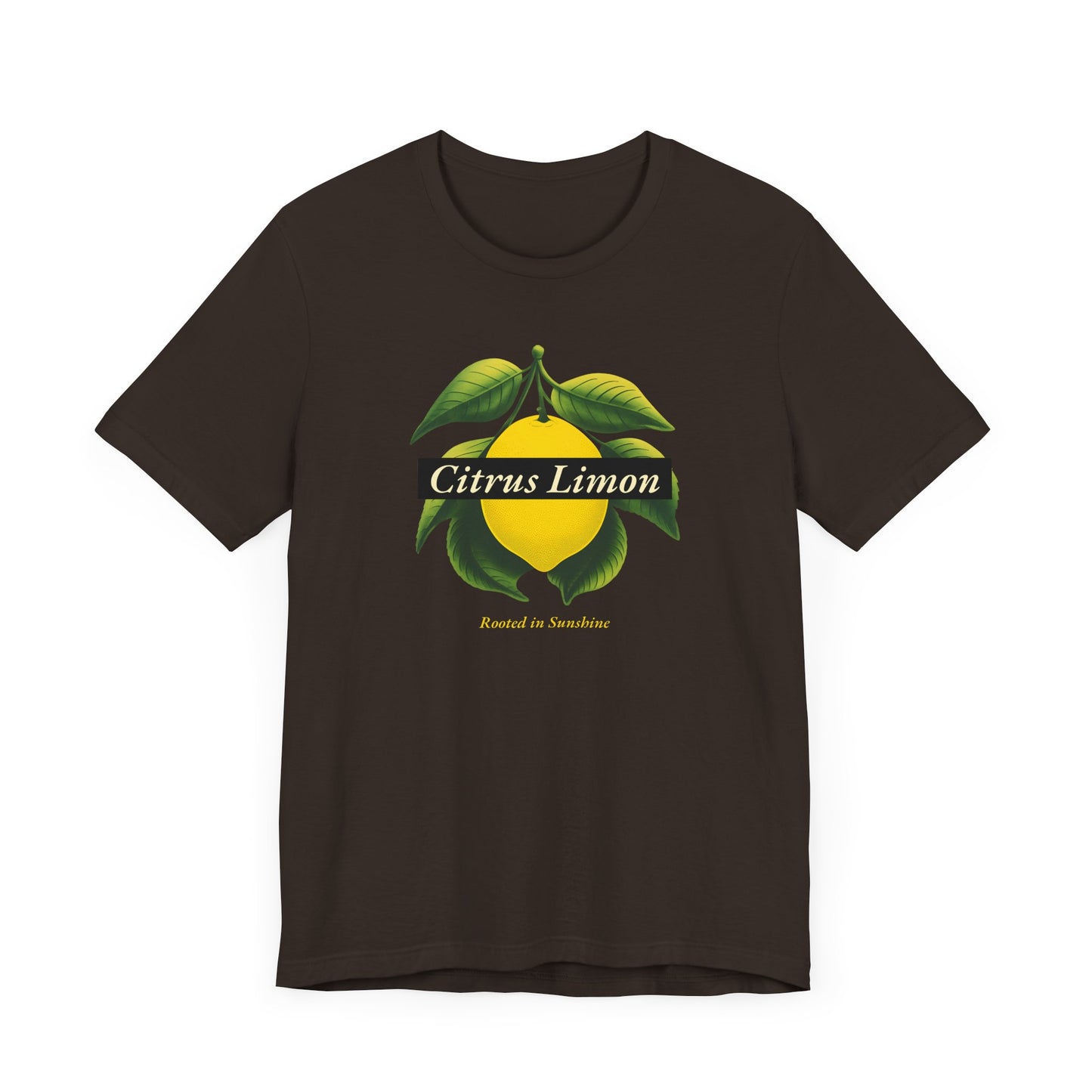 Citrus Limon - Unisex T-Shirt [CLASSIC BOTANICAL ELEGANCE]