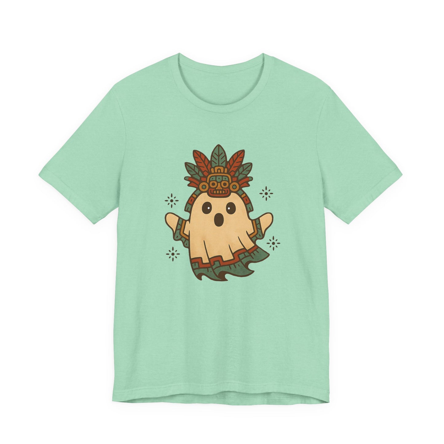 Aztec Ghost – Unisex T-Shirt [Spooky Meets Ancient Style]