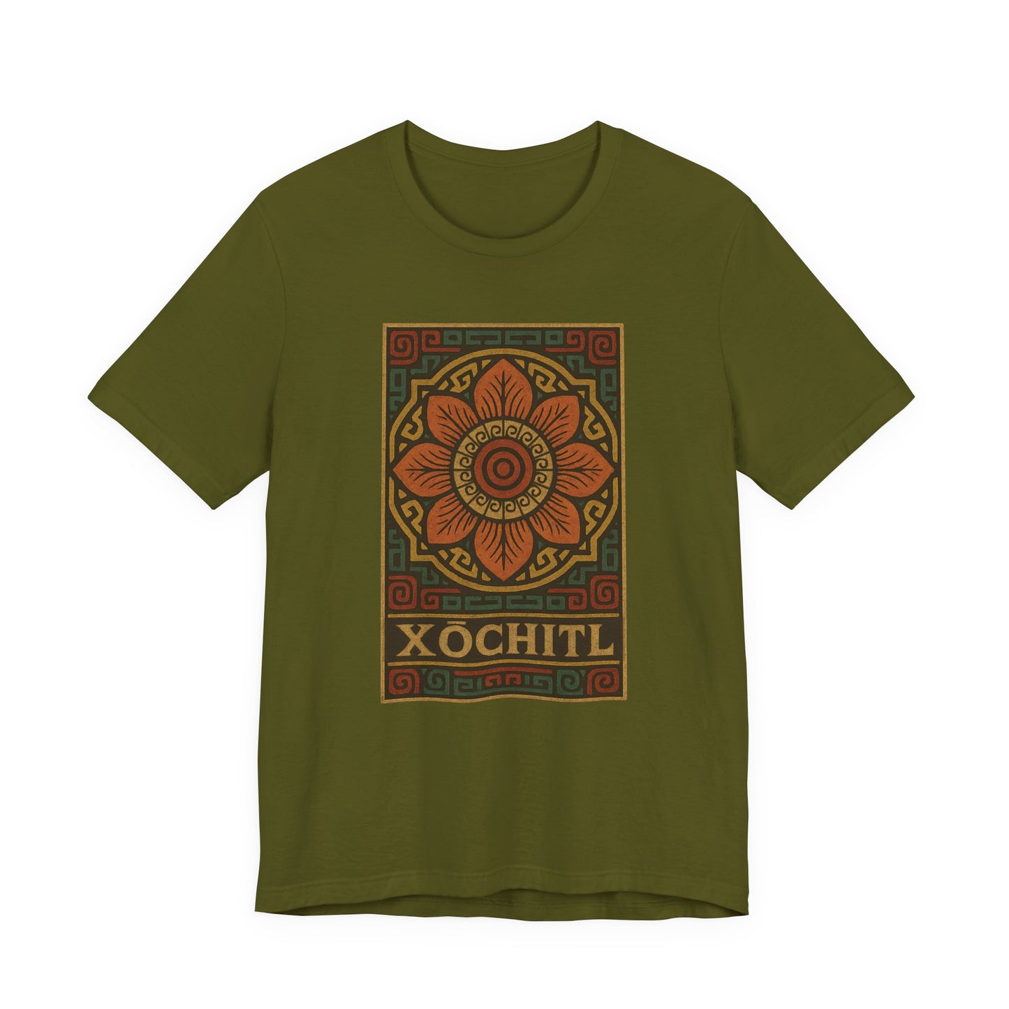 Xochitl – Unisex T-Shirt [Bold Aztec-Inspired Design]
