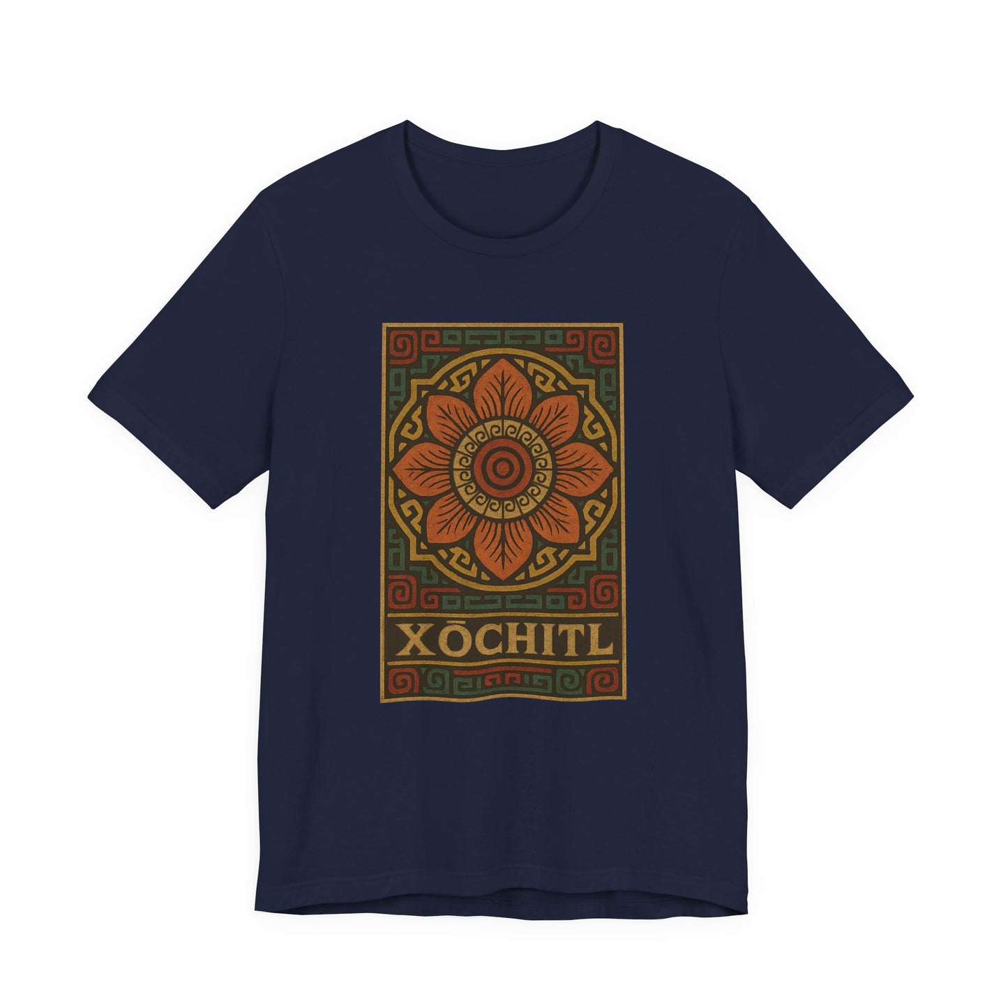 Xochitl – Unisex T-Shirt [Bold Aztec-Inspired Design]