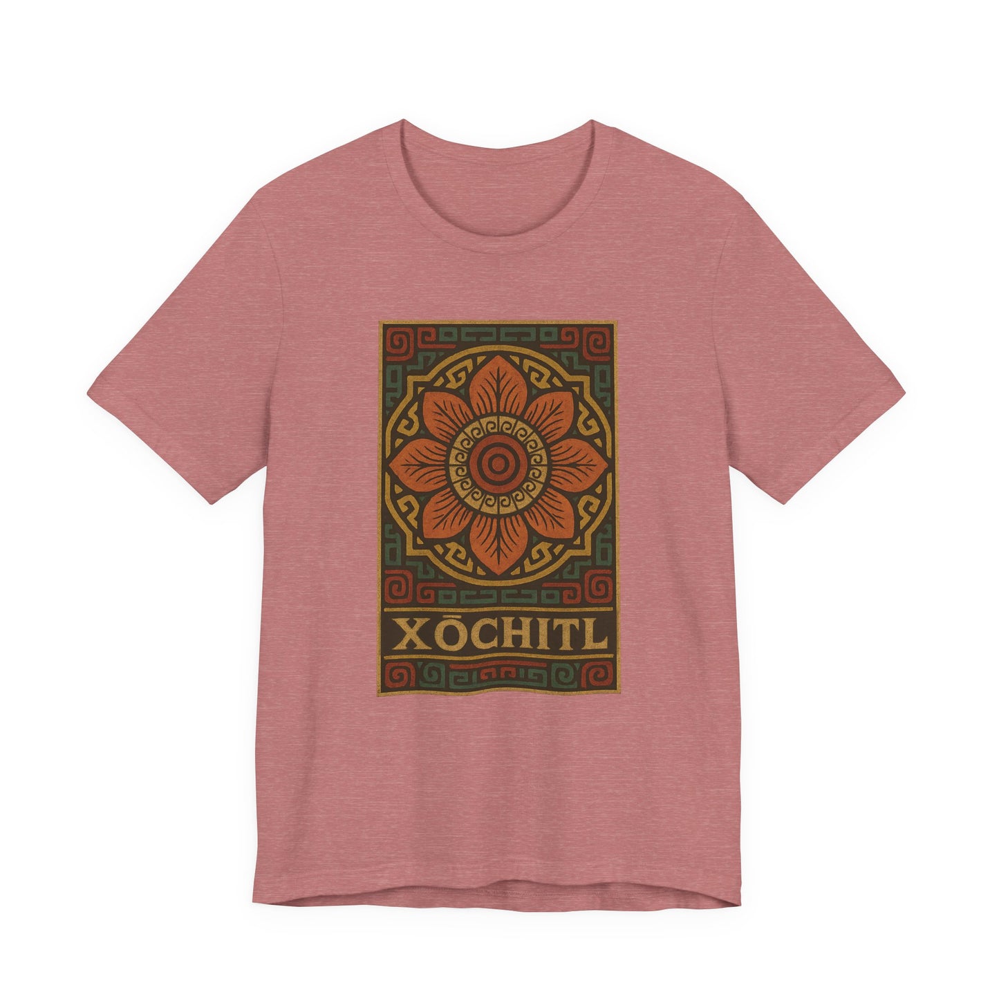 Xochitl – Unisex T-Shirt [Bold Aztec-Inspired Design]