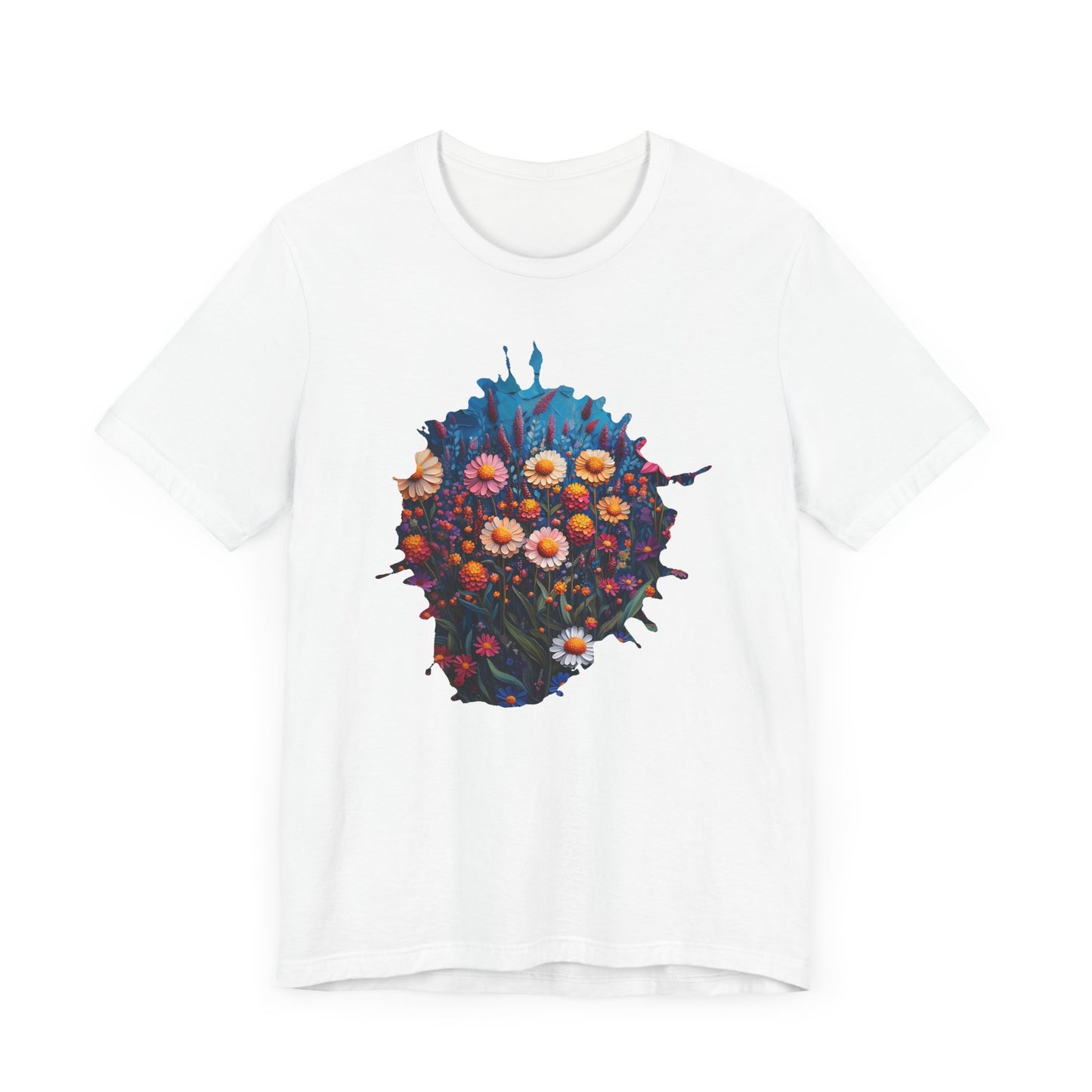 Wild Bloom - Artistic Floral T-Shirt [A WEARABLE WORK OF ART]