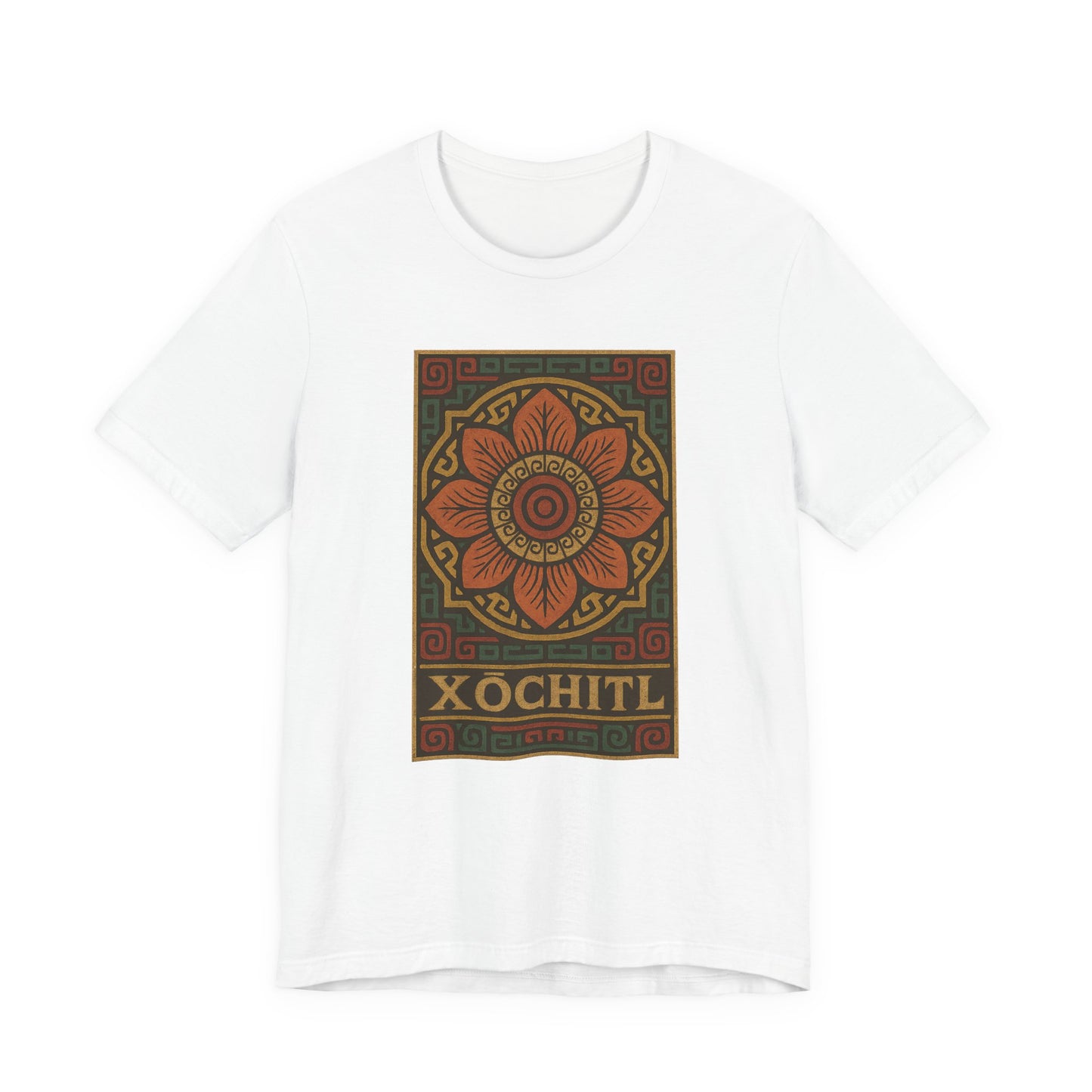 Xochitl – Unisex T-Shirt [Bold Aztec-Inspired Design]