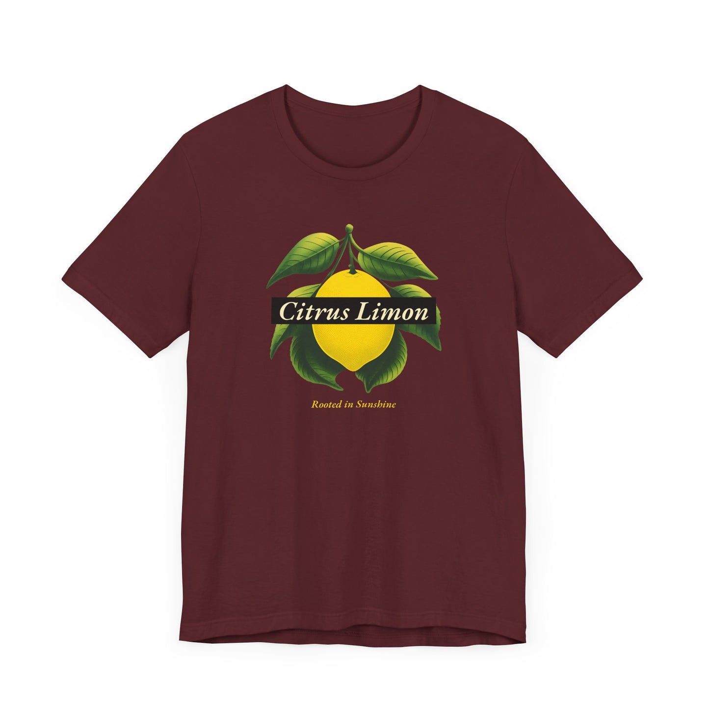 Citrus Limon - Unisex T-Shirt [CLASSIC BOTANICAL ELEGANCE]