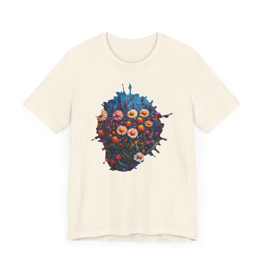 Wild Bloom - Artistic Floral T-Shirt [A WEARABLE WORK OF ART]