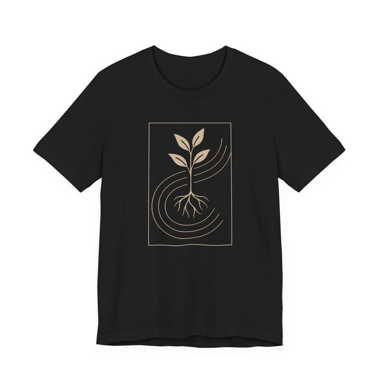 Rooted Harmony Botanical Art Shirt – Unisex T-Shirt [WEAR YOUR ROOTS]