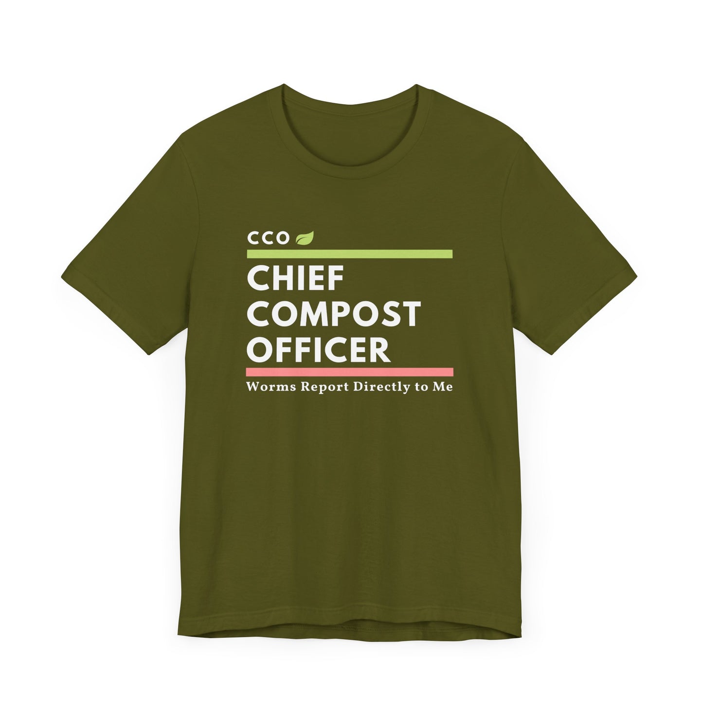 CCO Chief Compost Officer - Unisex T-Shirt [THE ULTIMATE BADGE OF GARDEN AUTHORITY!]