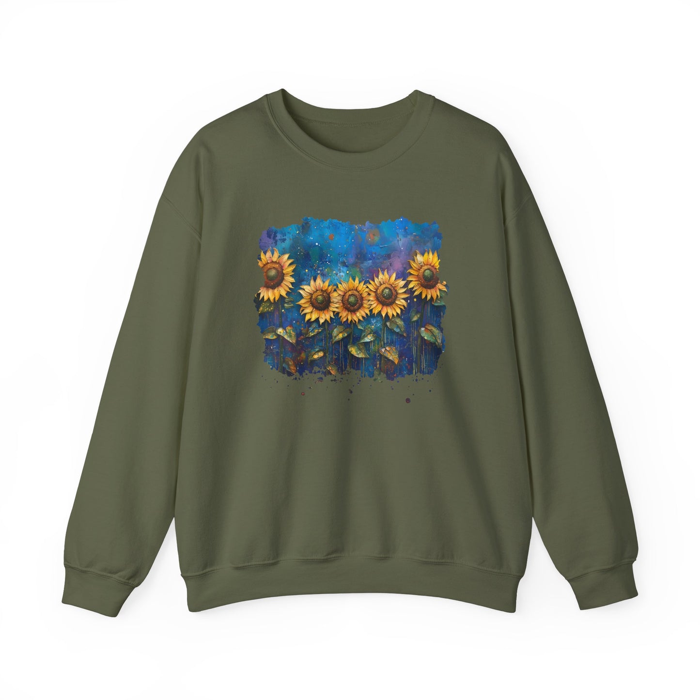 Midnight Sunflower - Sweatshirt [A CELEBRATION OF NATURE & LIGHT]