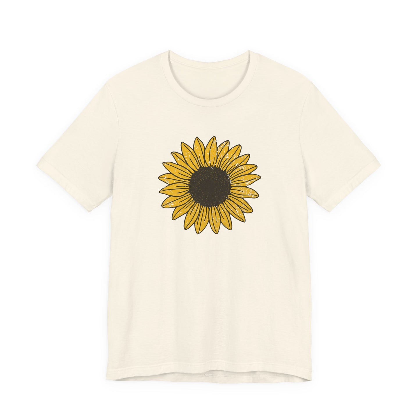 Vintage Sunflower – Unisex T-Shirt [Bright & Bold Floral Style]