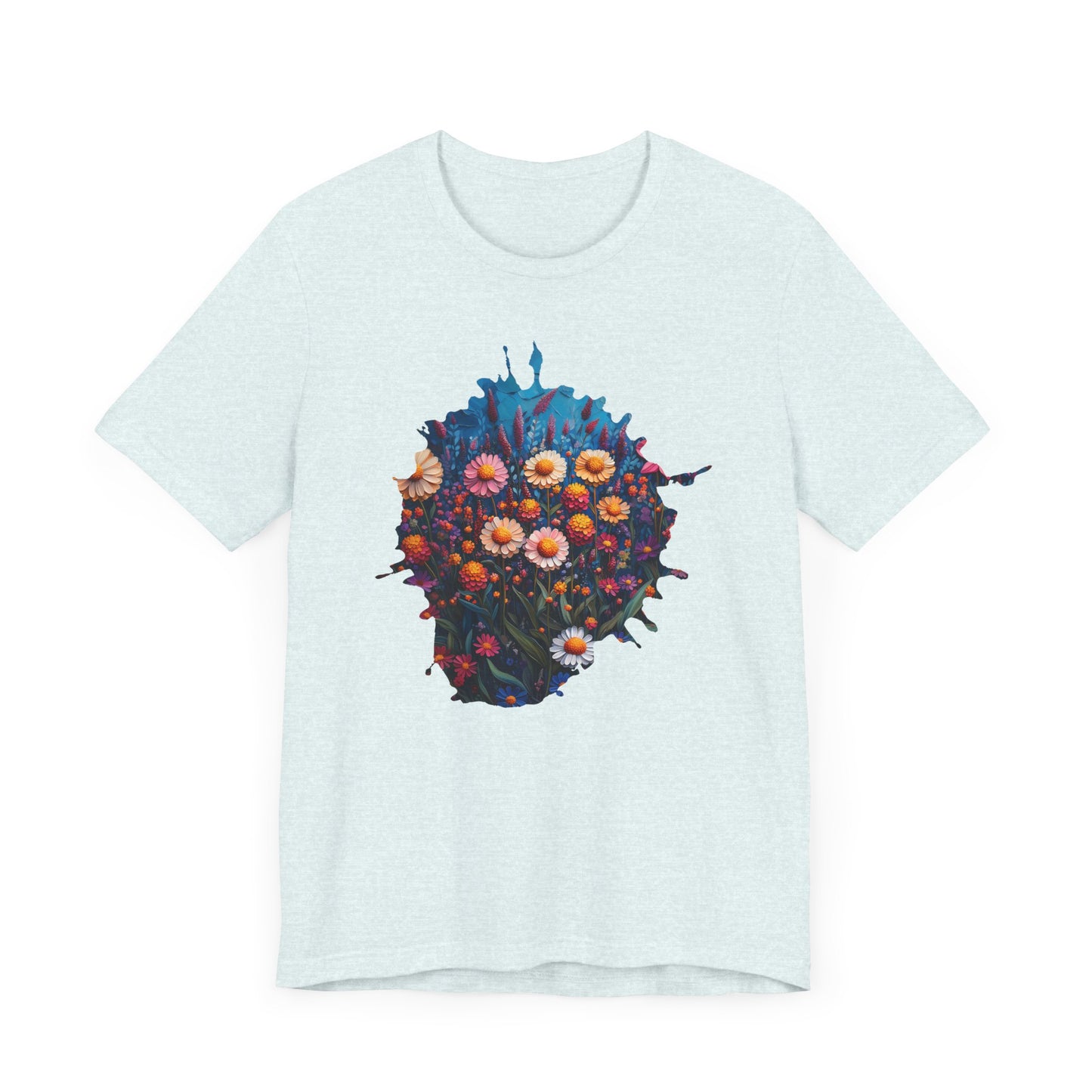 Wild Bloom - Artistic Floral T-Shirt [A WEARABLE WORK OF ART]