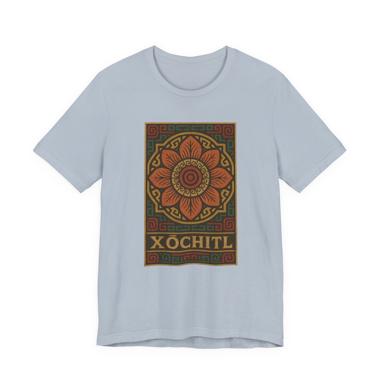 Xochitl – Unisex T-Shirt [Bold Aztec-Inspired Design]
