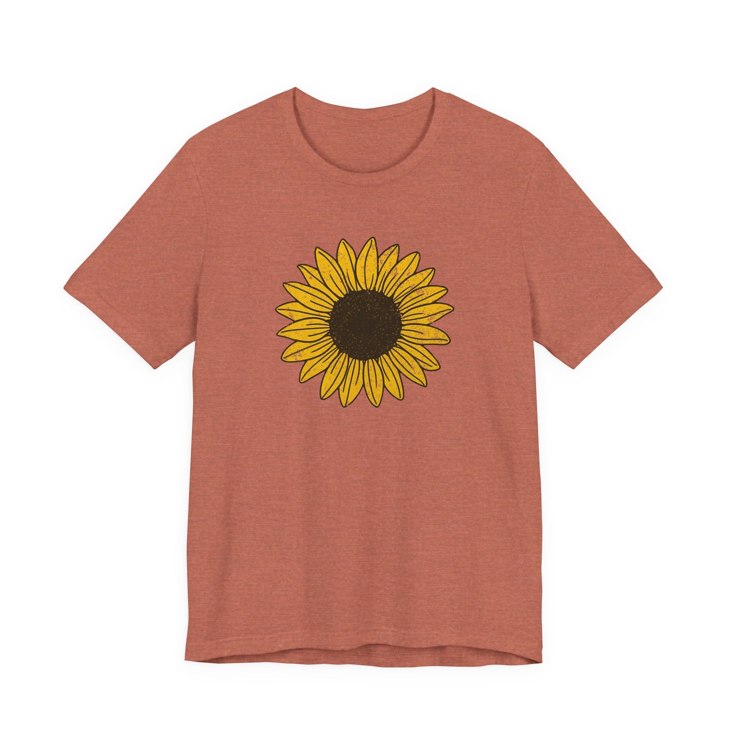 Vintage Sunflower – Unisex T-Shirt [Bright & Bold Floral Style]