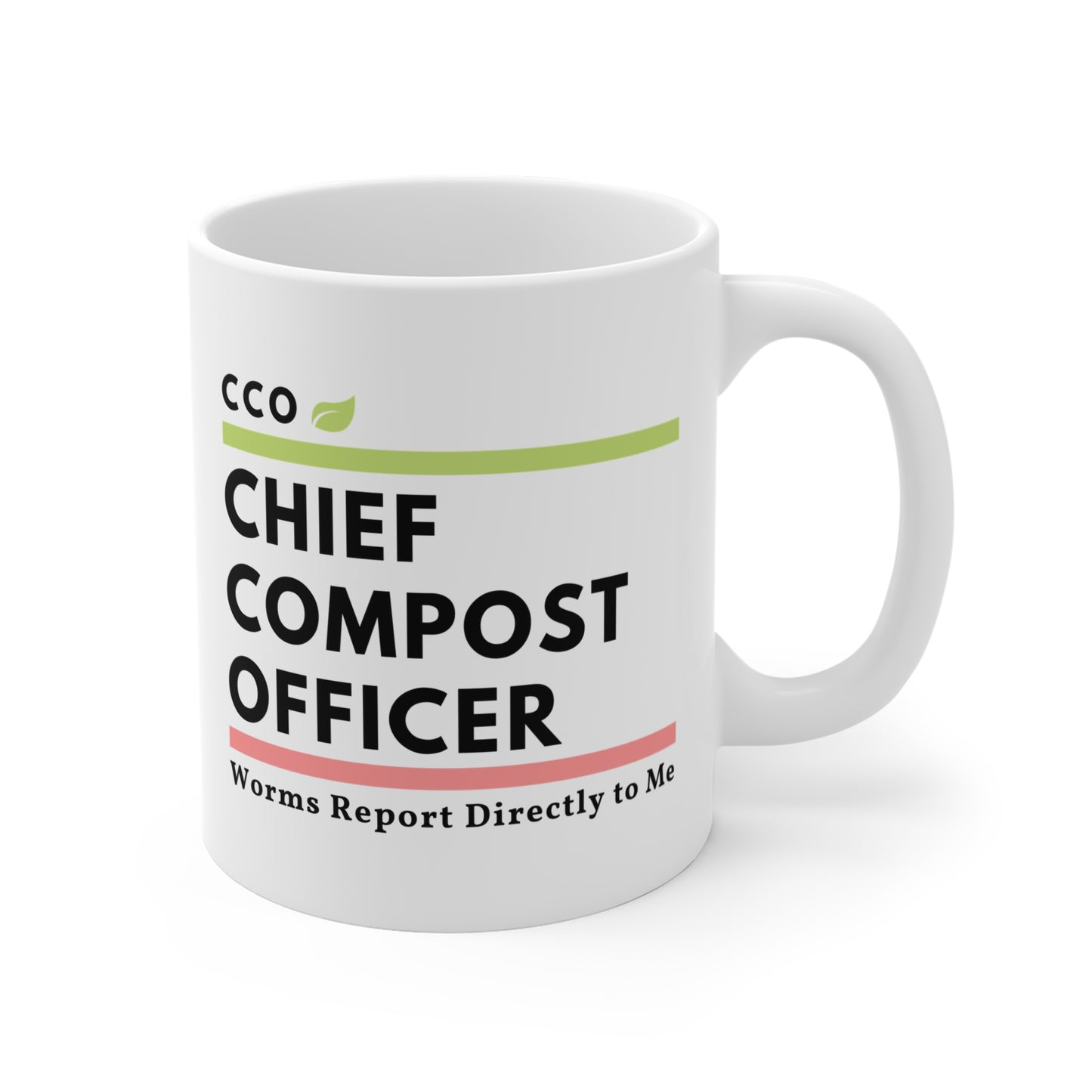 CCO Chief Compost Officer - Mug [THE ULTIMATE BADGE OF GARDEN AUTHORITY!]