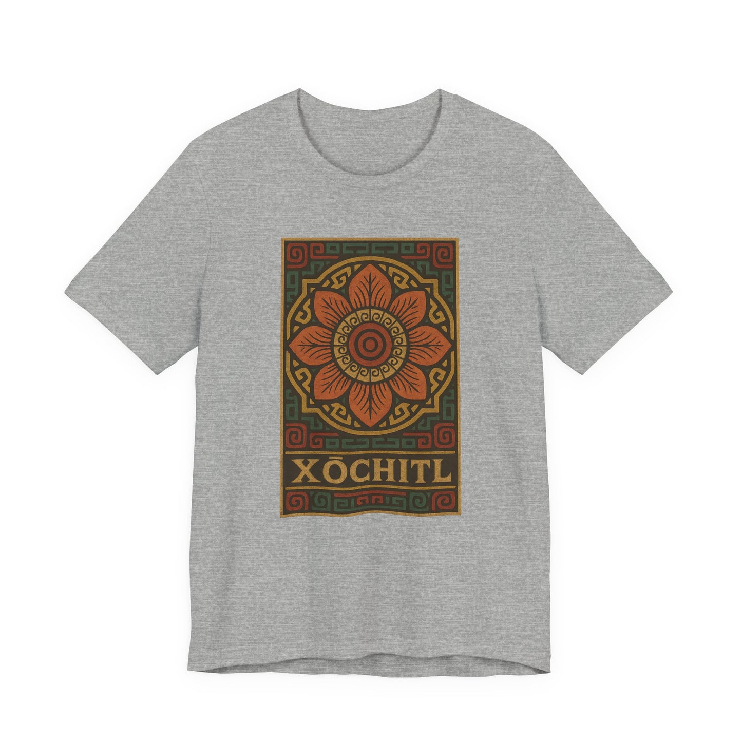 Xochitl – Unisex T-Shirt [Bold Aztec-Inspired Design]