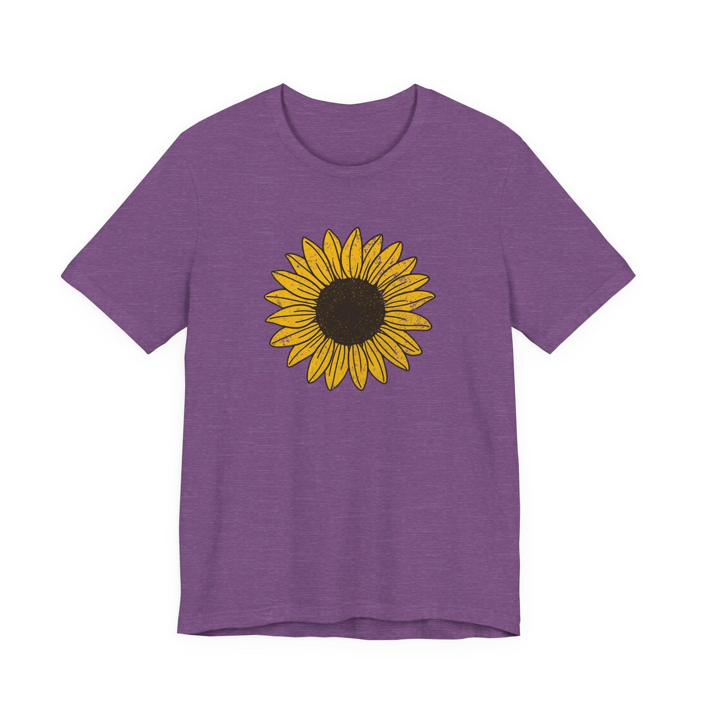 Vintage Sunflower – Unisex T-Shirt [Bright & Bold Floral Style]