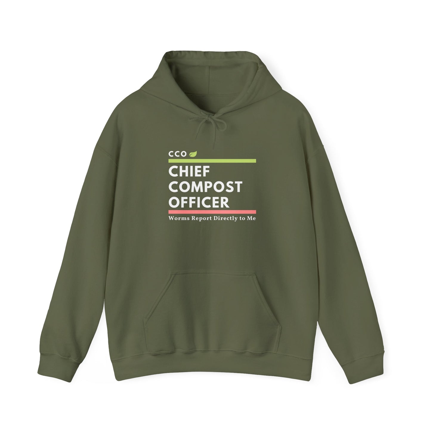 CCO Chief Compost Officer - Unisex Hoodie [THE ULTIMATE BADGE OF GARDEN AUTHORITY!]