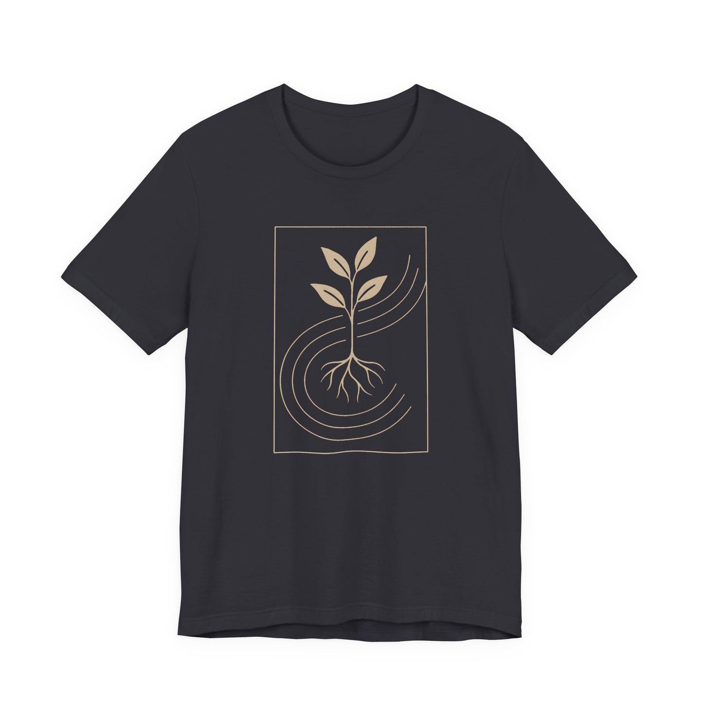 Rooted Harmony Botanical Art Shirt – Unisex T-Shirt [WEAR YOUR ROOTS]