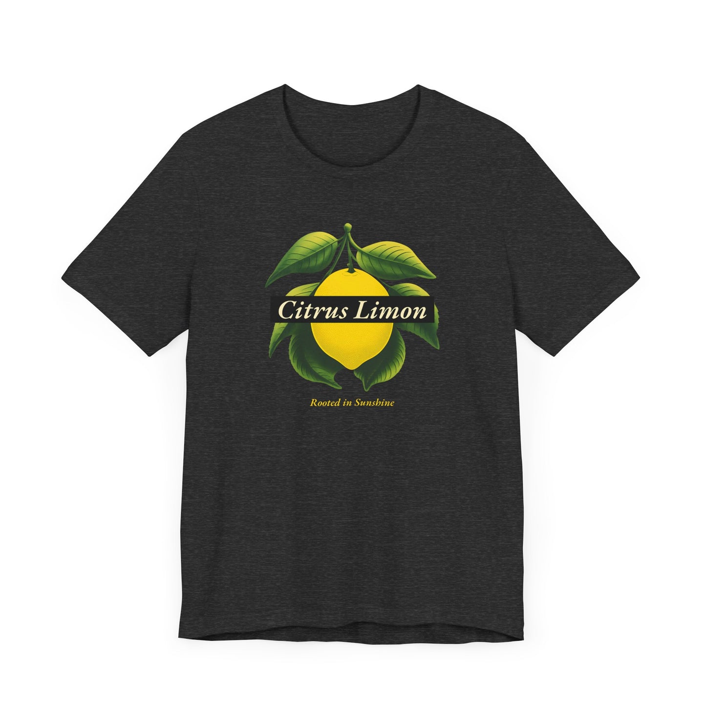 Citrus Limon - Unisex T-Shirt [CLASSIC BOTANICAL ELEGANCE]