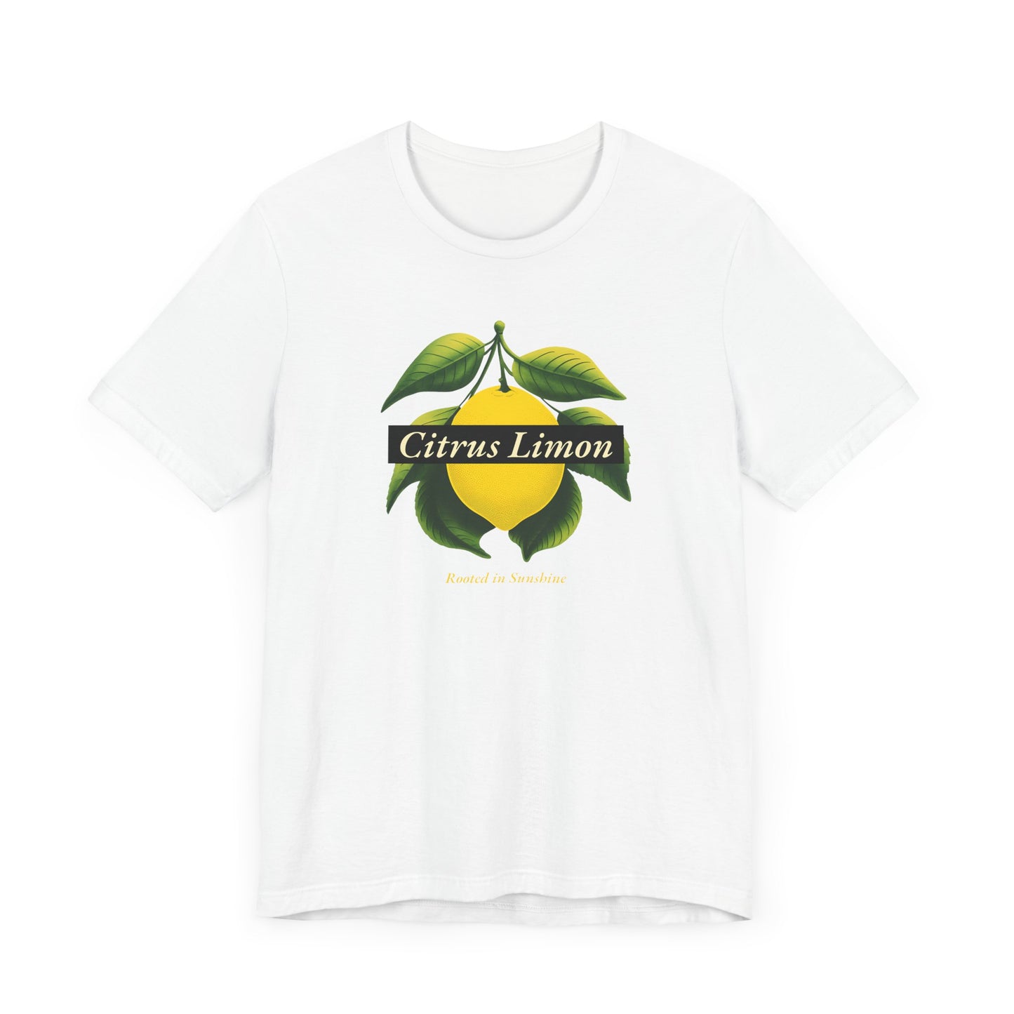 Citrus Limon - Unisex T-Shirt [CLASSIC BOTANICAL ELEGANCE]