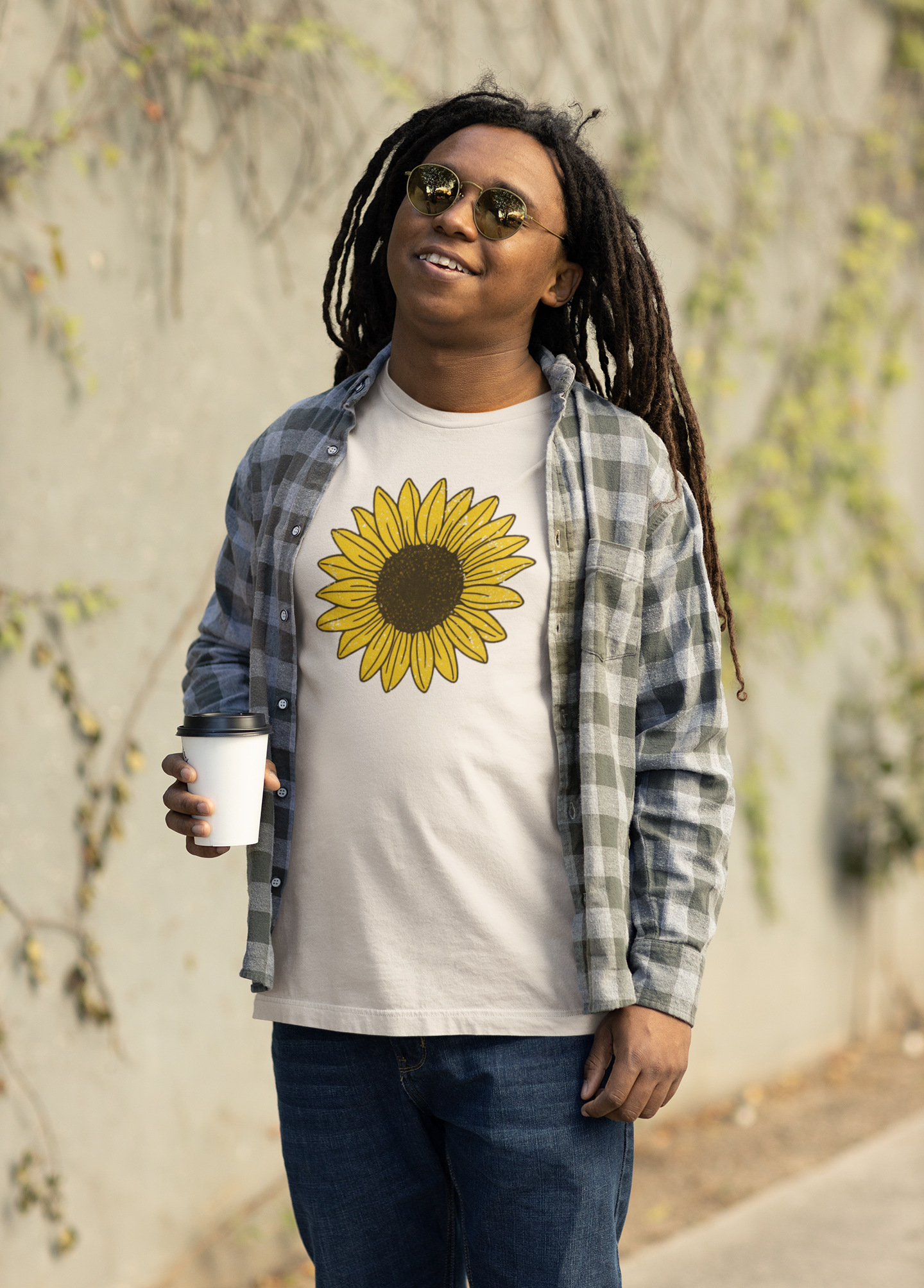 Vintage Sunflower – Unisex T-Shirt [Bright & Bold Floral Style]