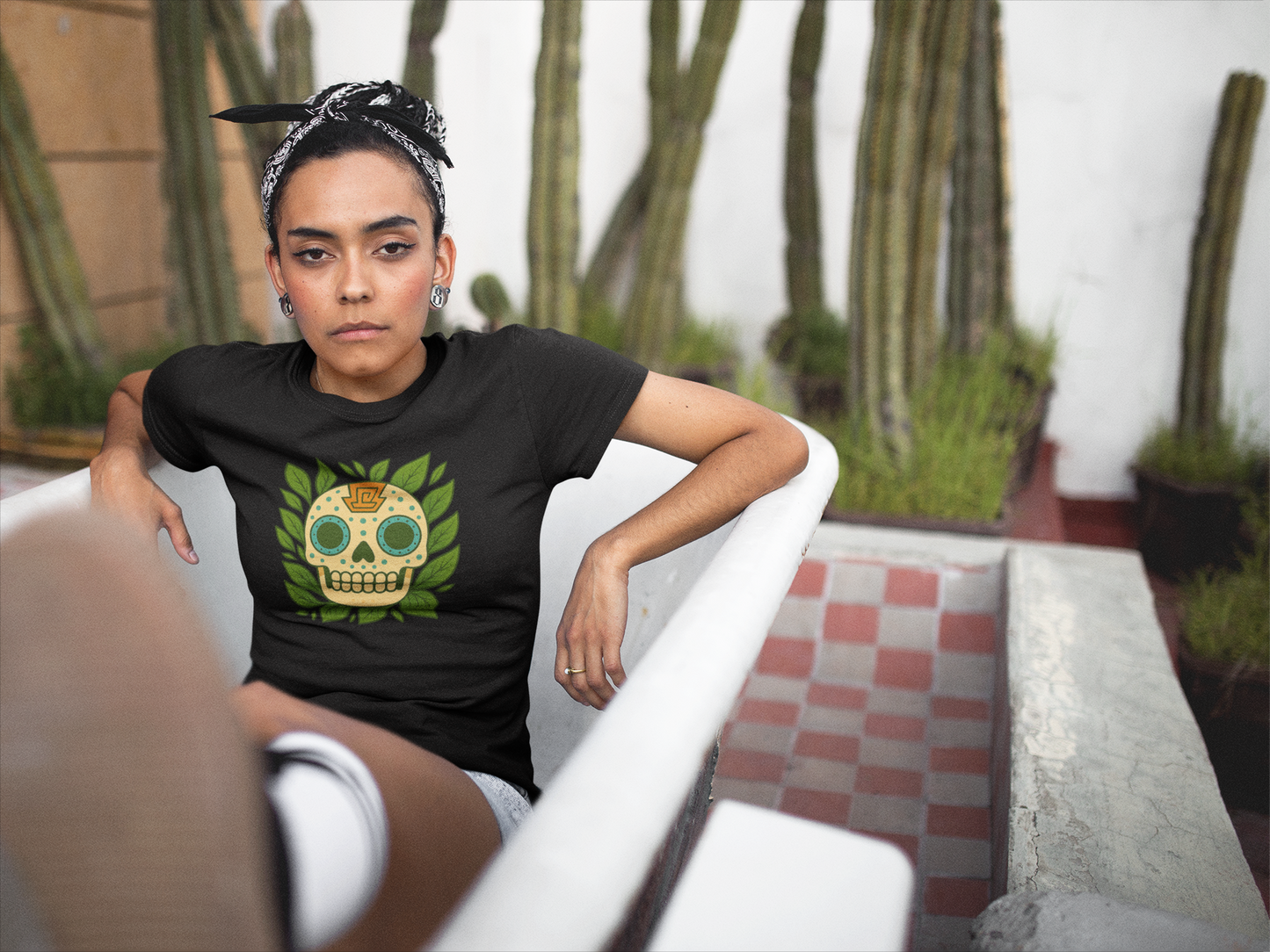 Aztec Skull – Unisex T-Shirt [Bold Tribal Nature Design]