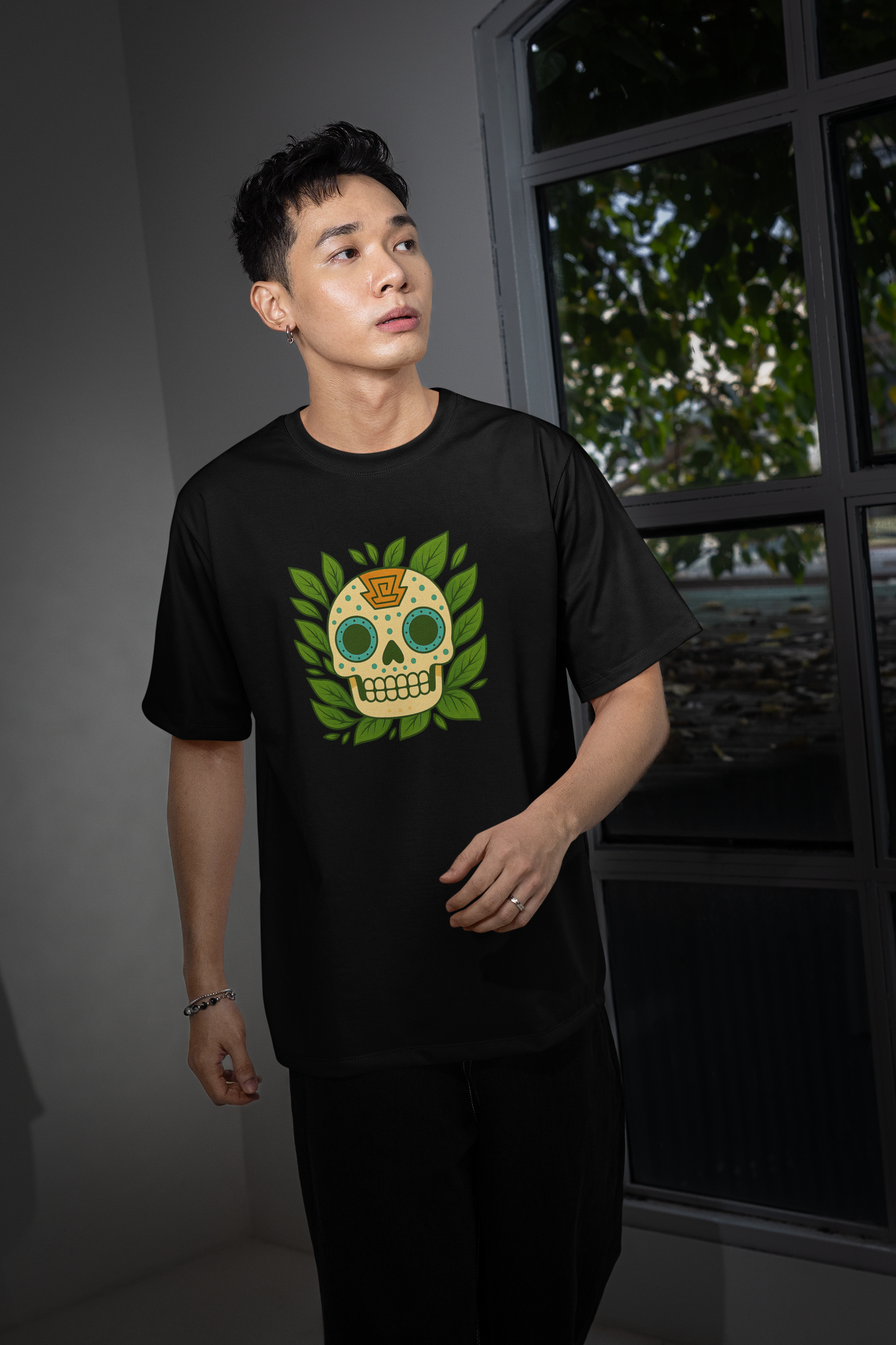 Aztec Skull – Unisex T-Shirt [Bold Tribal Nature Design]