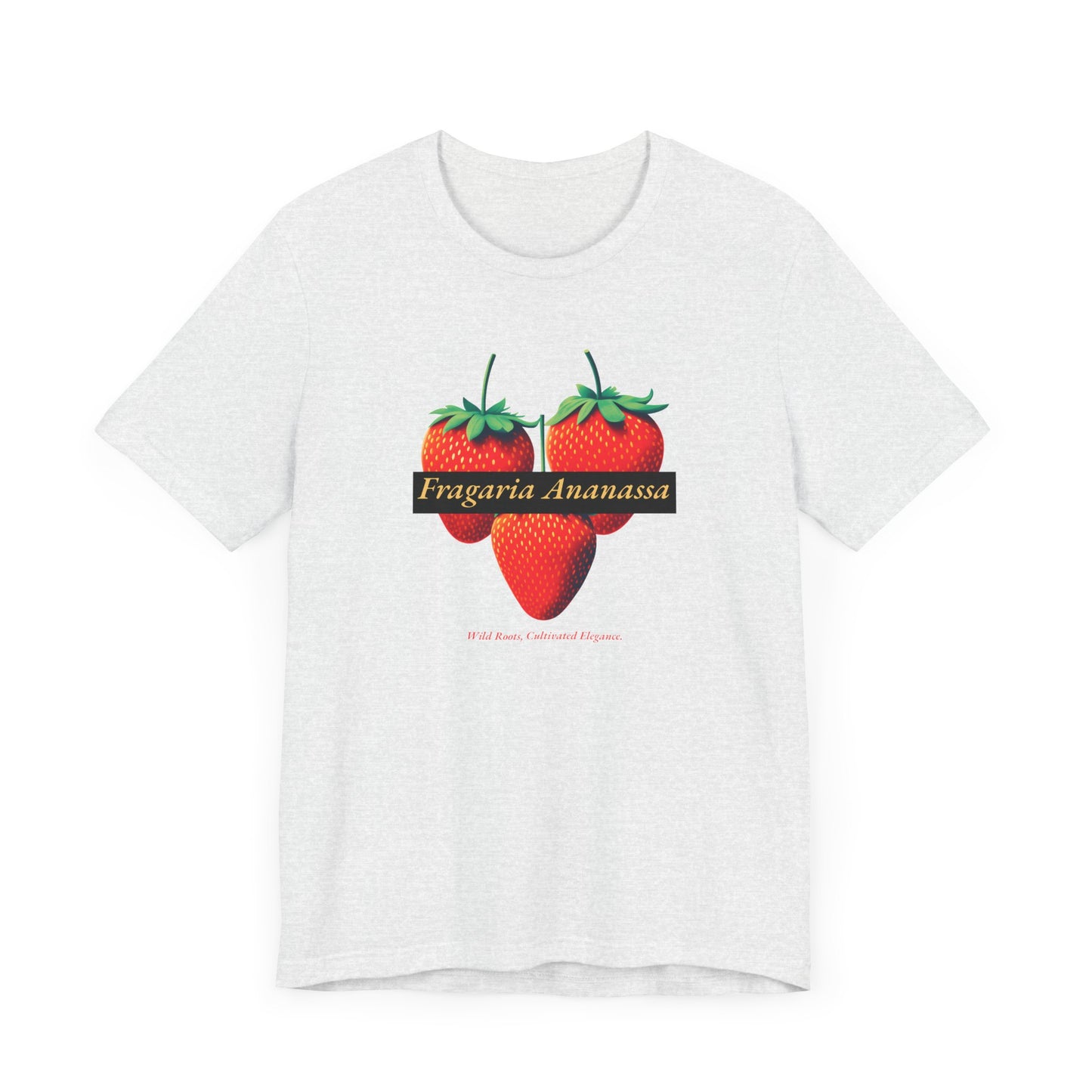 Fragaria Ananassa - T-Shirt [VINTAGE BOTANICAL CHARM]