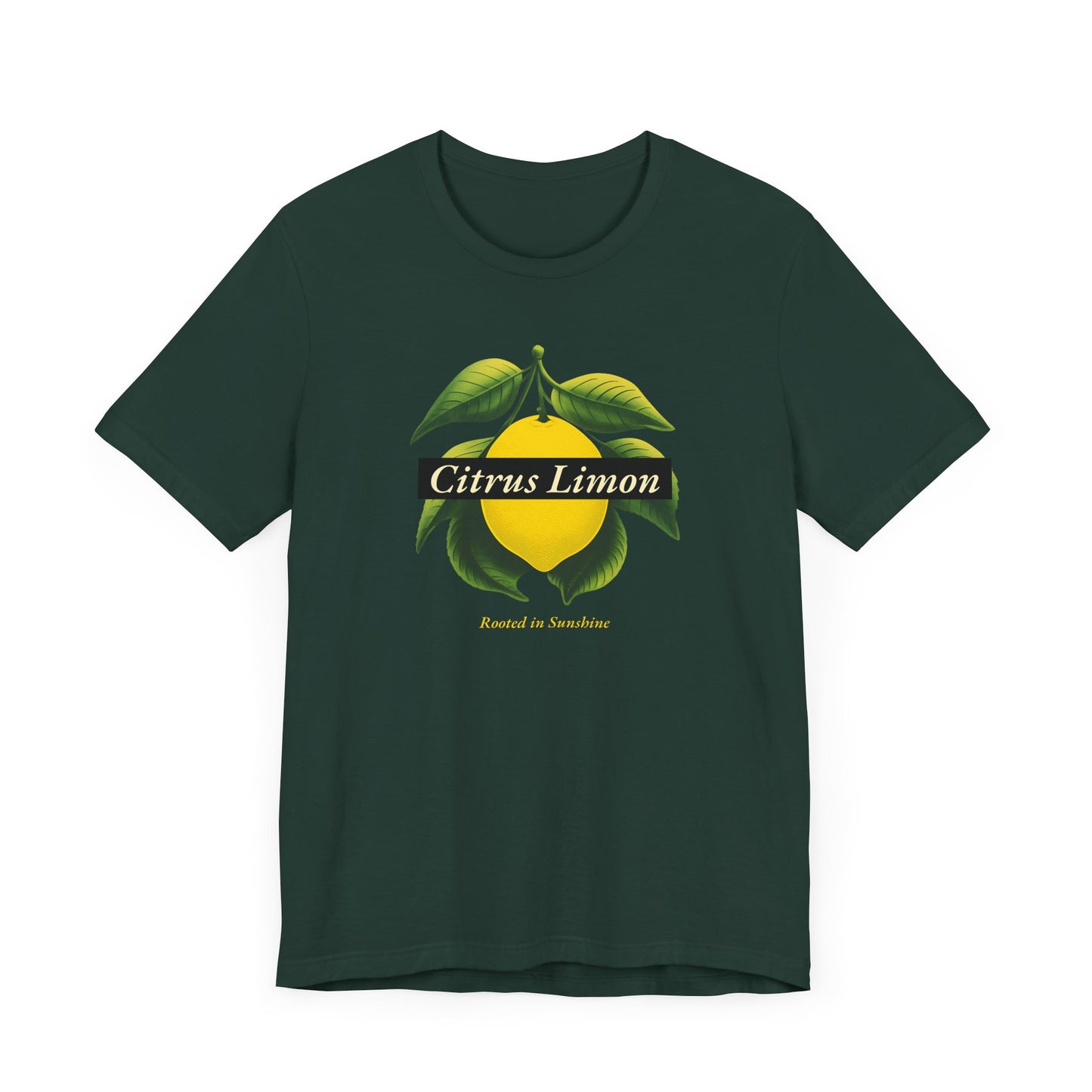 Citrus Limon - Unisex T-Shirt [CLASSIC BOTANICAL ELEGANCE]