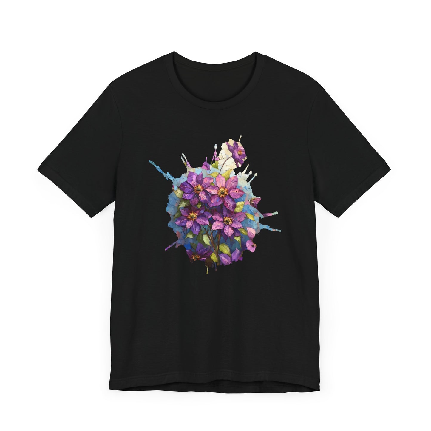Enchanted Vines Clematis - T-Shirt [NATURE MEETS ART]