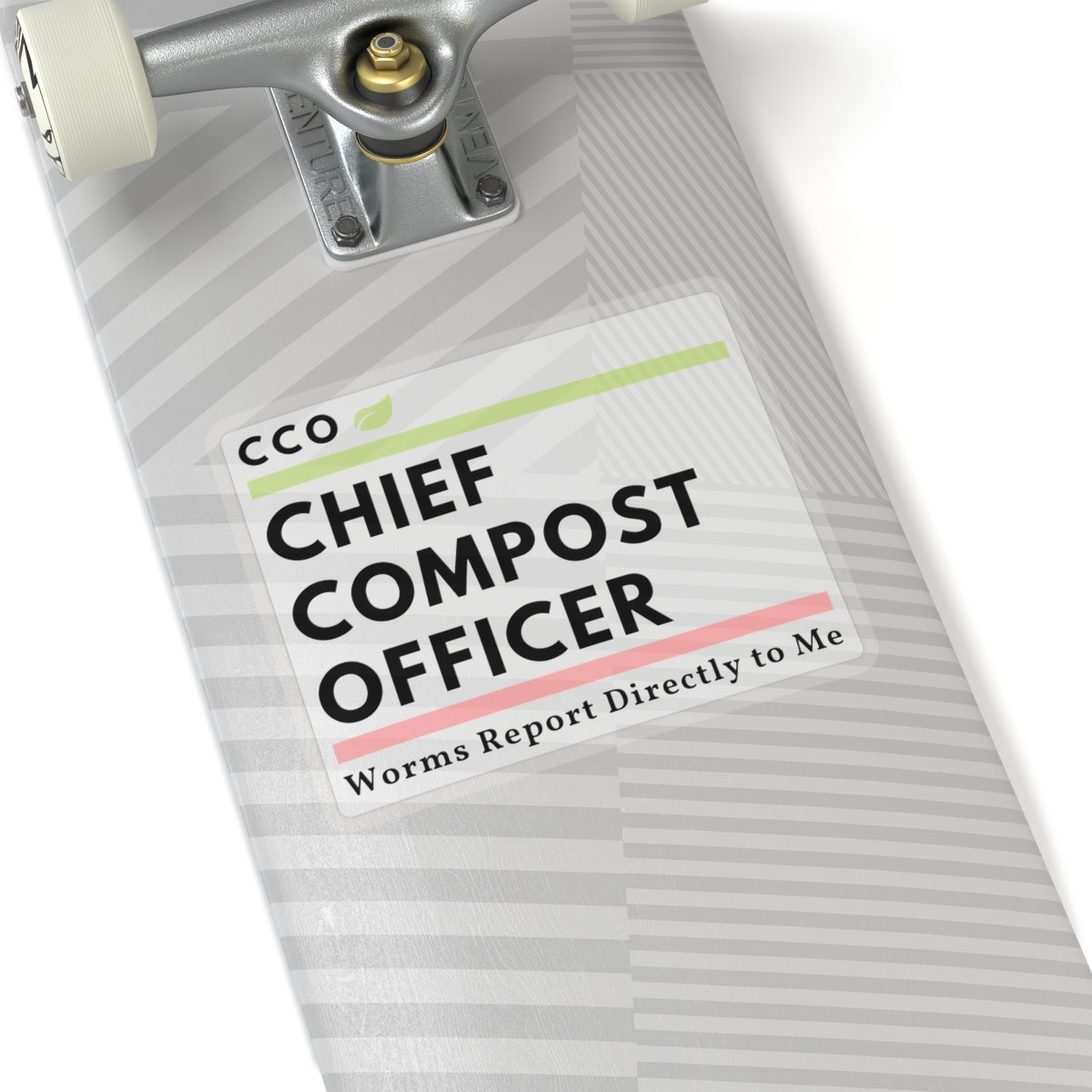 CCO Chief Compost Officer - Kiss-Cut Sticker [THE ULTIMATE BADGE OF GARDEN AUTHORITY!]