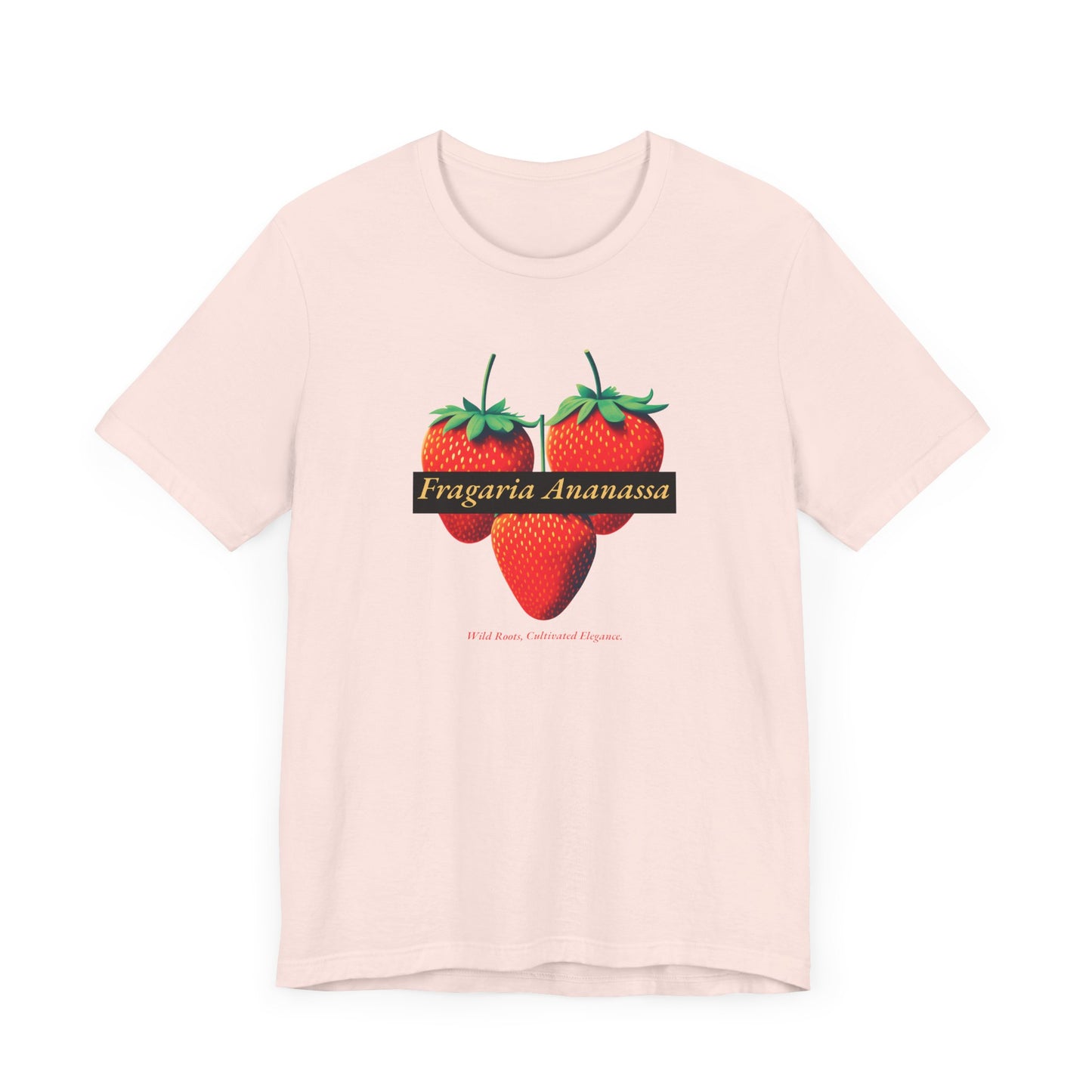Fragaria Ananassa - T-Shirt [VINTAGE BOTANICAL CHARM]