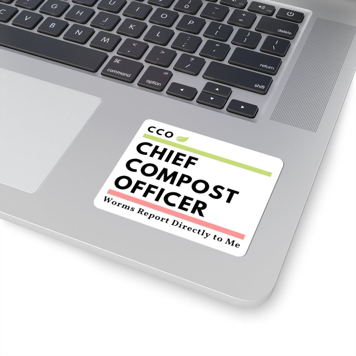 CCO Chief Compost Officer - Kiss-Cut Sticker [THE ULTIMATE BADGE OF GARDEN AUTHORITY!]