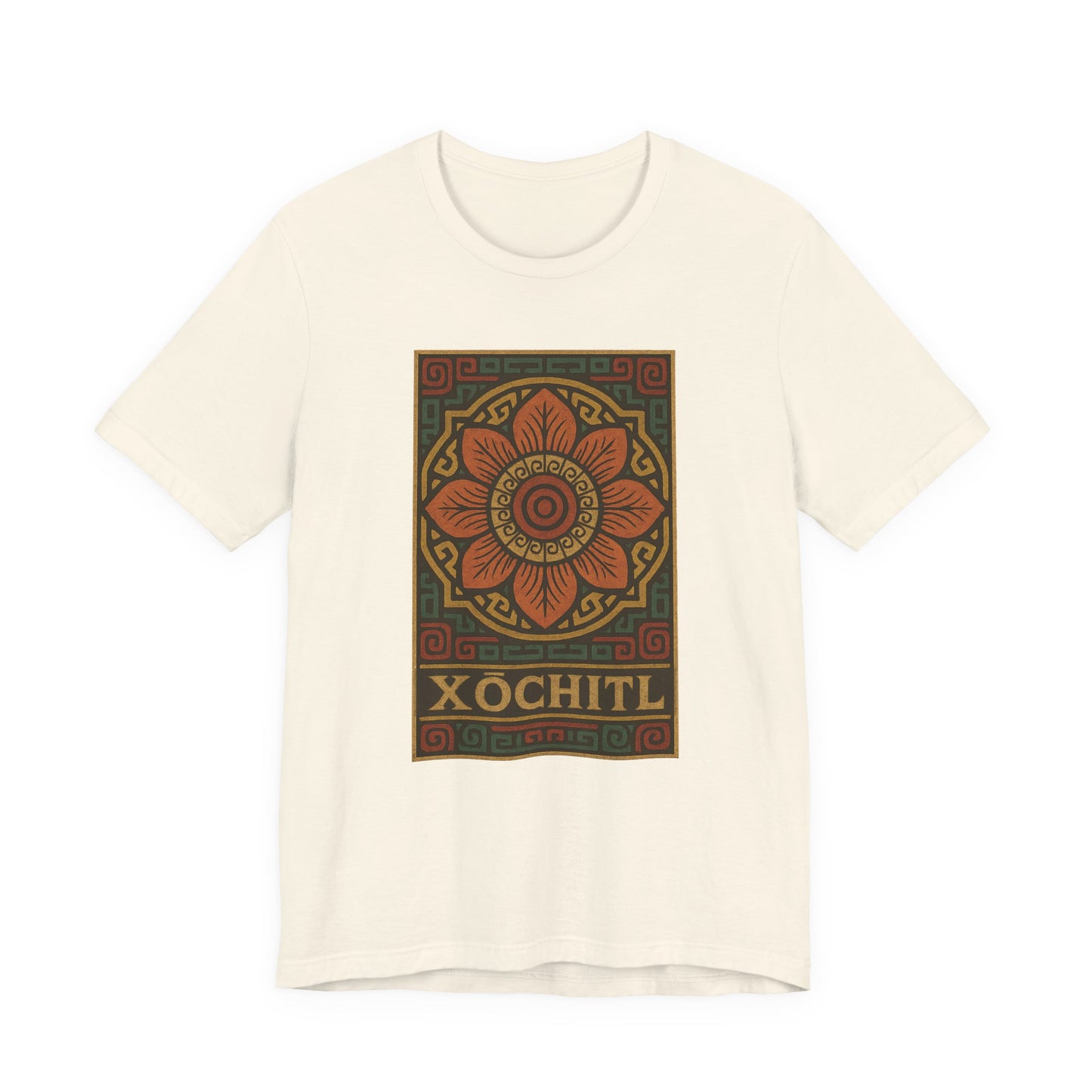 Xochitl – Unisex T-Shirt [Bold Aztec-Inspired Design]
