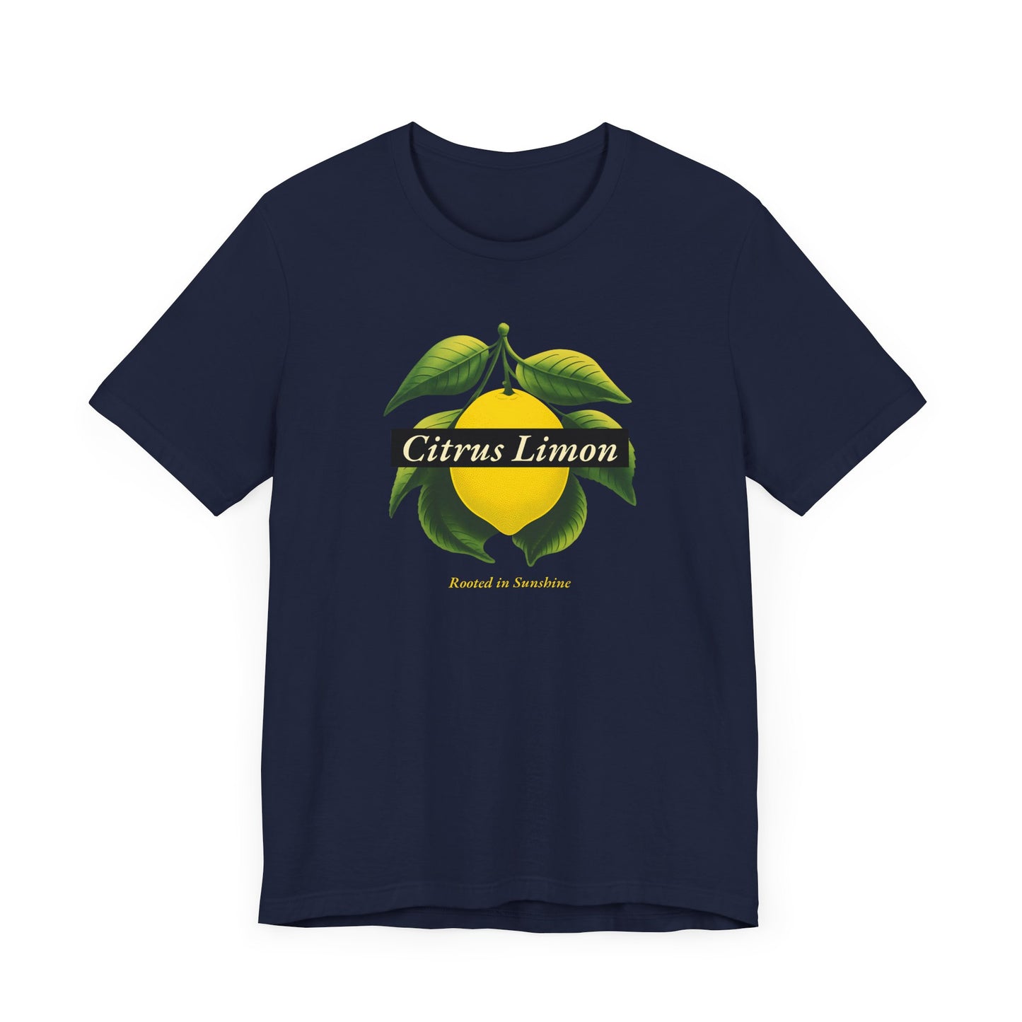 Citrus Limon - Unisex T-Shirt [CLASSIC BOTANICAL ELEGANCE]