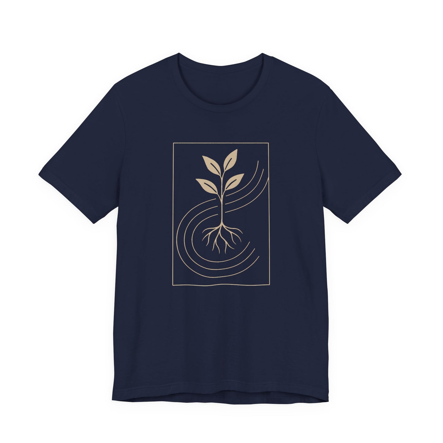 Rooted Harmony Botanical Art Shirt – Unisex T-Shirt [WEAR YOUR ROOTS]