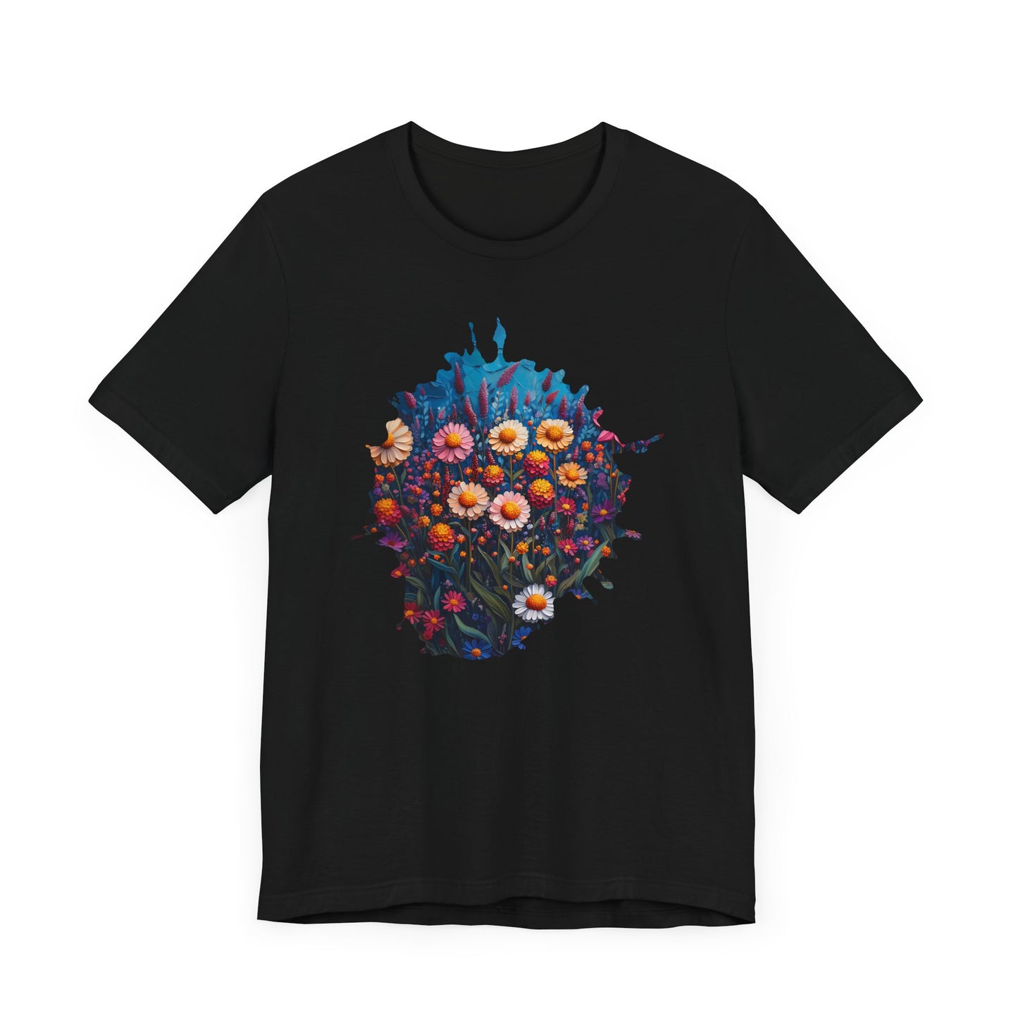 Wild Bloom - Artistic Floral T-Shirt [A WEARABLE WORK OF ART]