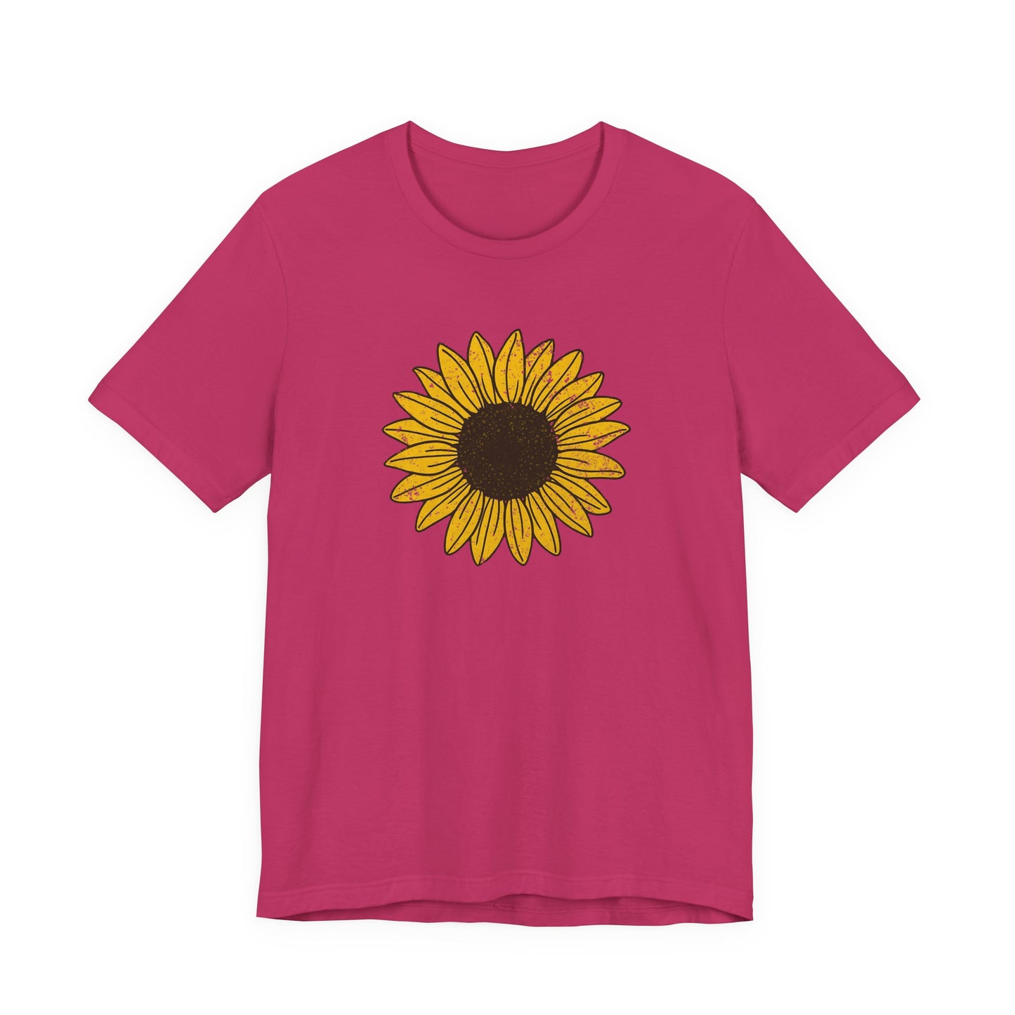 Vintage Sunflower – Unisex T-Shirt [Bright & Bold Floral Style]