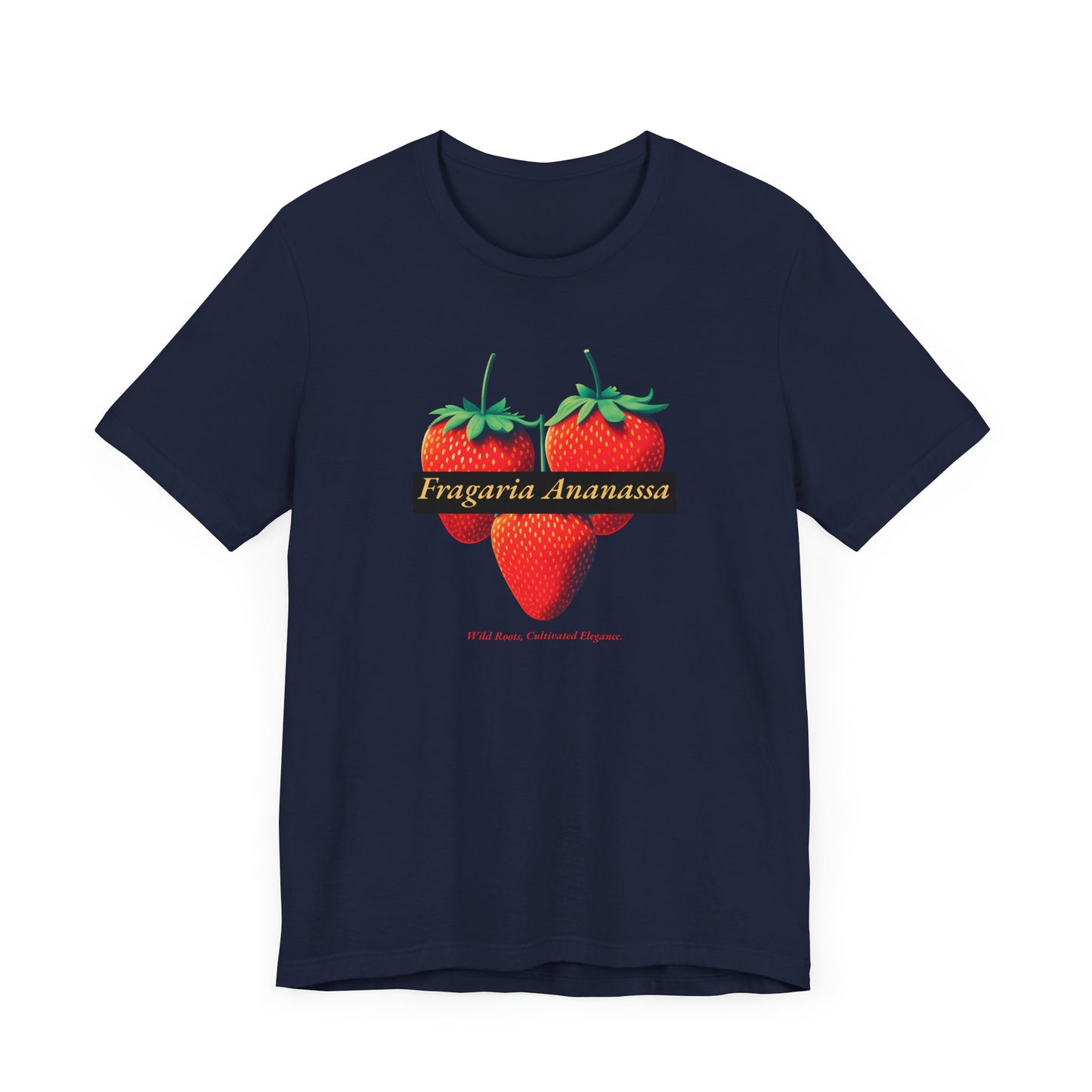 Fragaria Ananassa - T-Shirt [VINTAGE BOTANICAL CHARM]