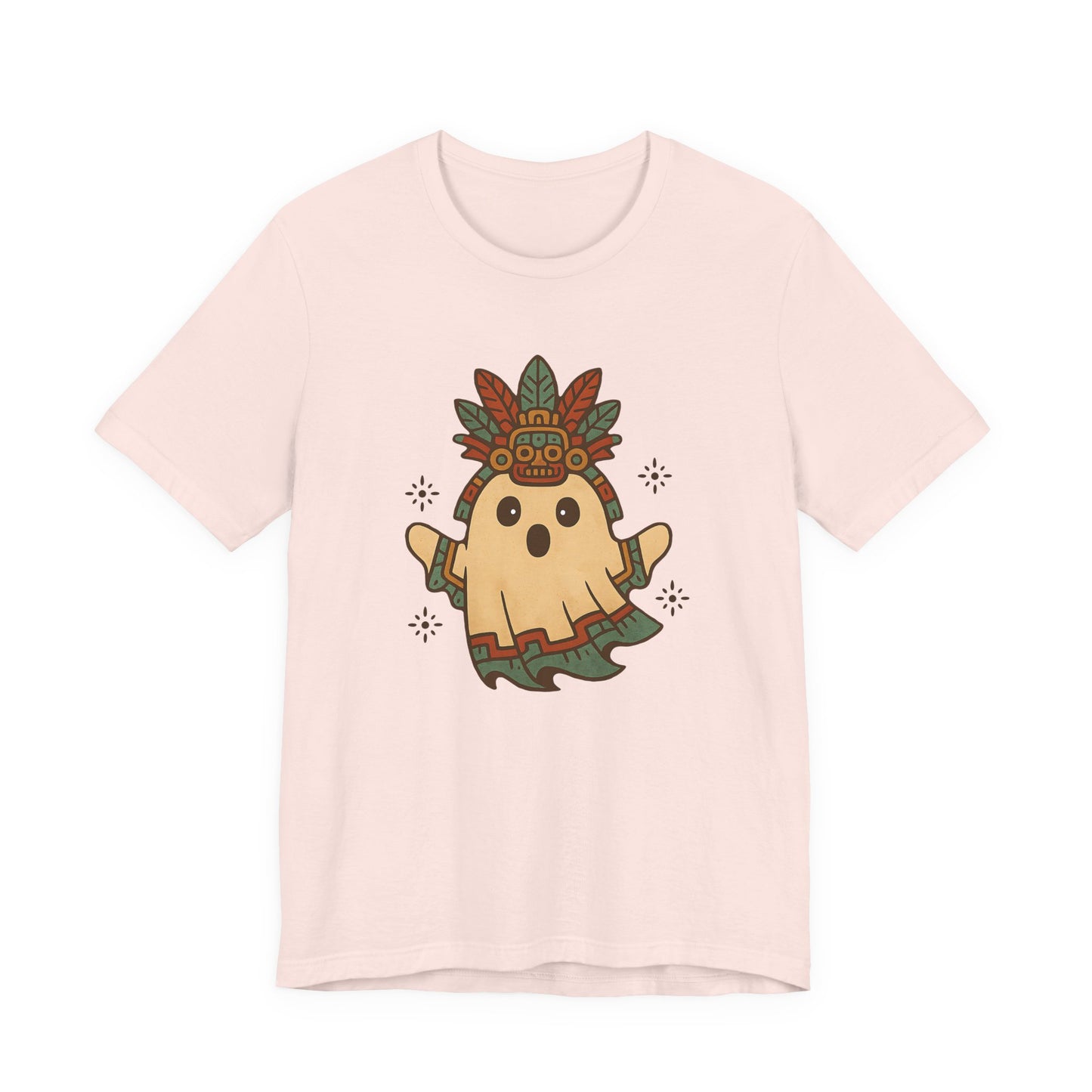 Aztec Ghost – Unisex T-Shirt [Spooky Meets Ancient Style]