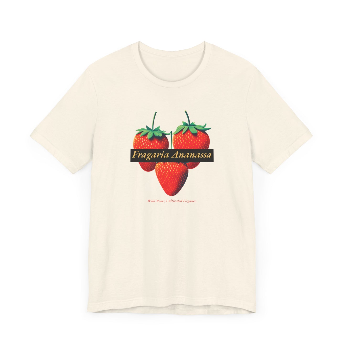 Fragaria Ananassa - T-Shirt [VINTAGE BOTANICAL CHARM]